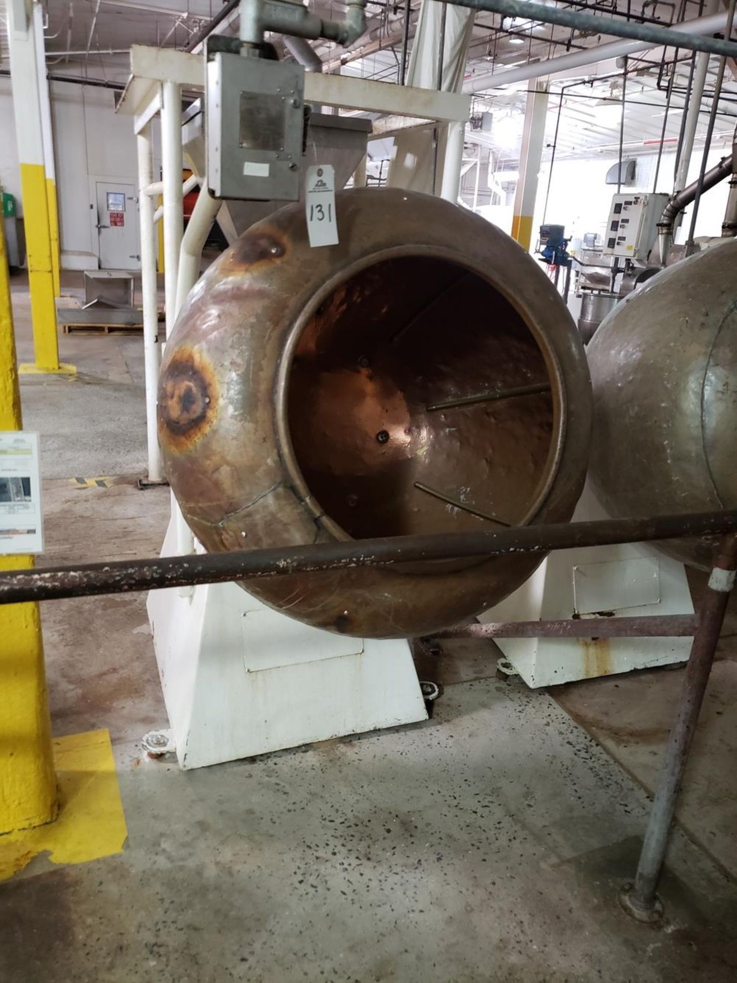 Stokes Copper Coating Pan, M# 1d | Rig Fee $750
