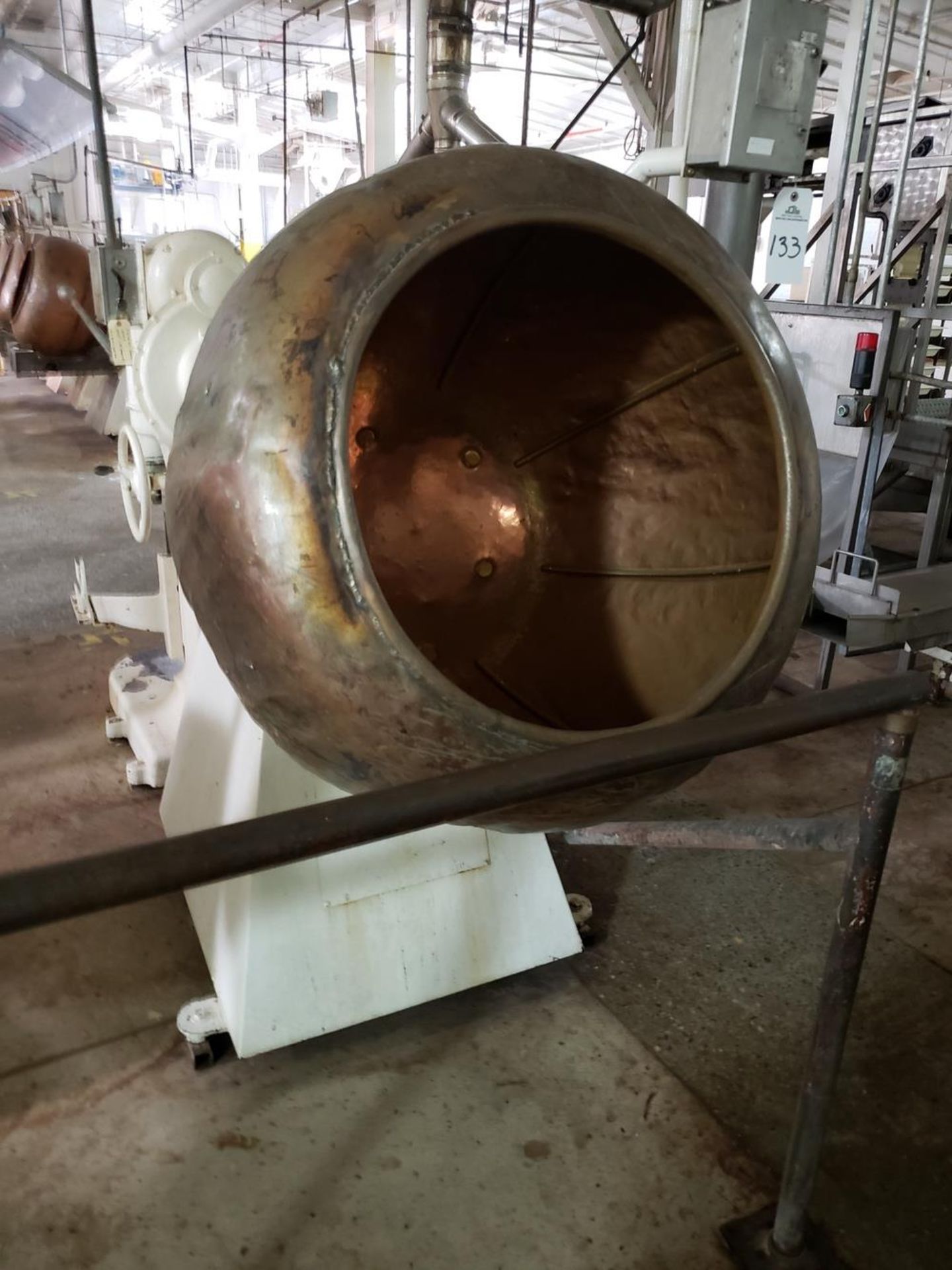 Stokes Copper Coating Pan, M# 1d | Rig Fee $750