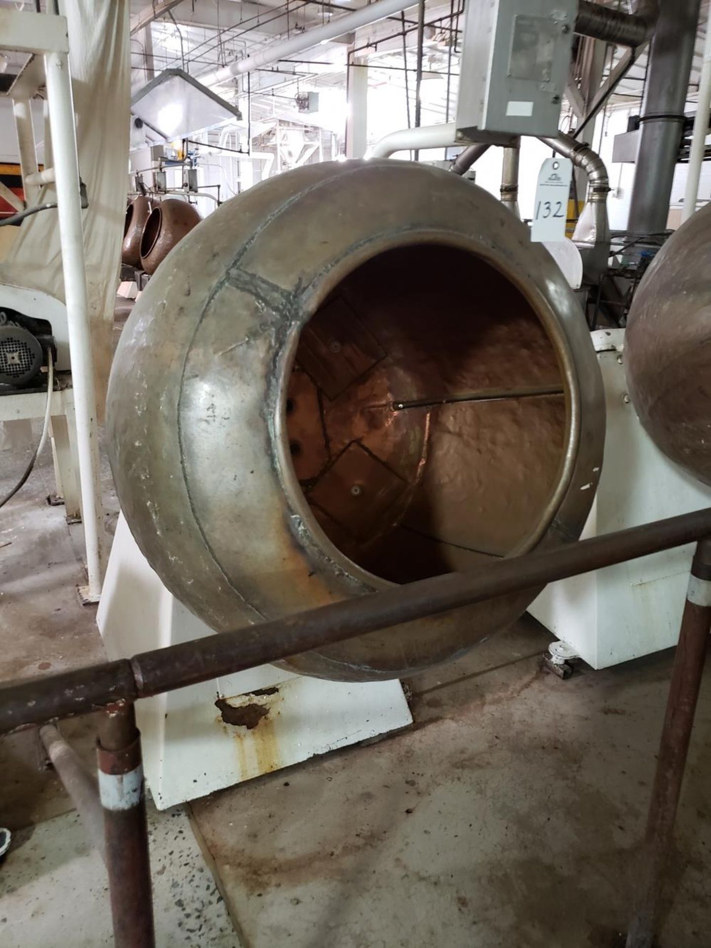 Stokes Copper Coating Pan, M# 1d | Rig Fee $750