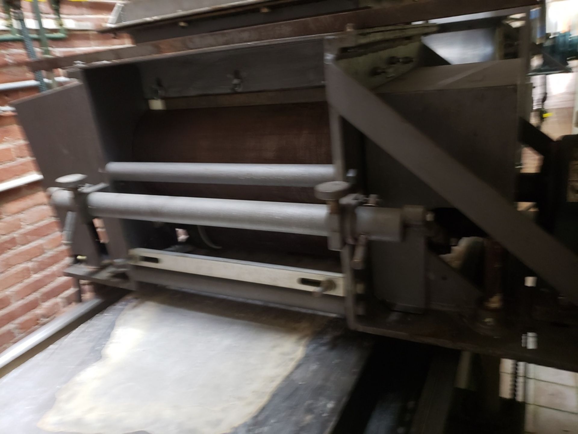 24" X 98' Solid Steel Conveyor Section, W/ Sheeter, Guage Roller & Caramel Extruder | Rig Fee $7500 - Image 2 of 7