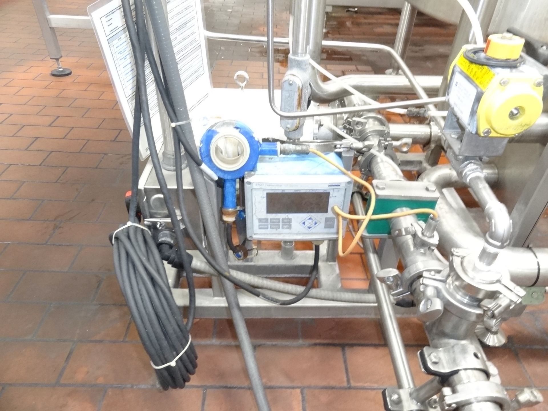 Osmonics Ozone Pump Skid, SPX 10 HP Centrifugal Pump on Stainless Steel Frame, Flo | Rig Fee: $300 - Image 4 of 4