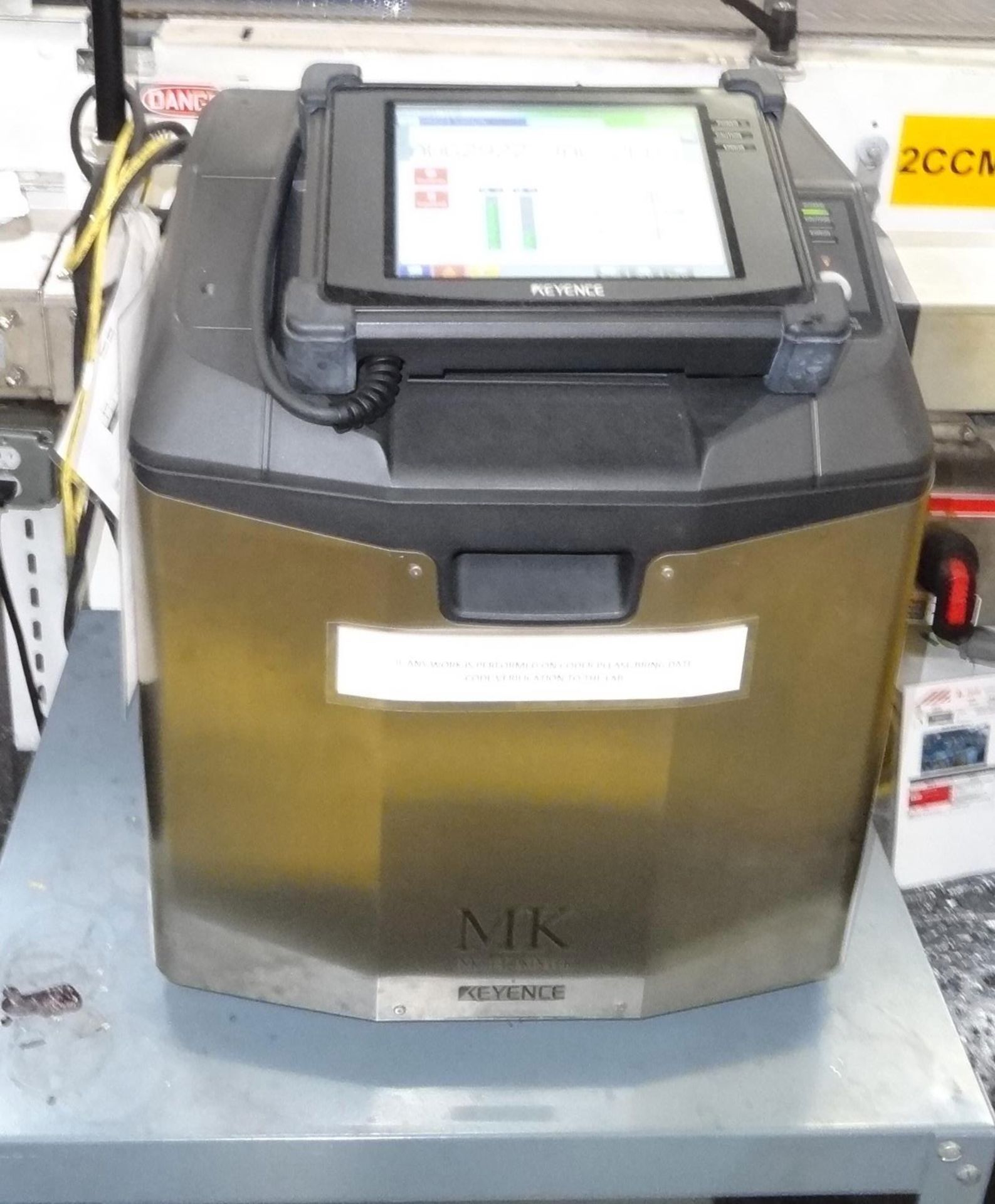 Keyence MK-U6000 Inkjet Code, S/N: AS9U600804151A8E | Rig Fee: $100