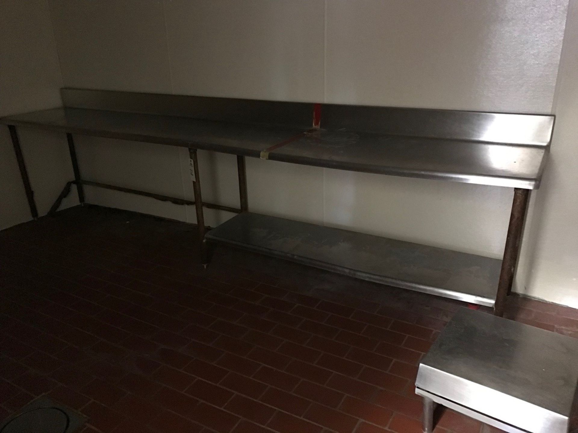 Stainless Steel Table Top, 6in Backsplash | Rig Fee $150