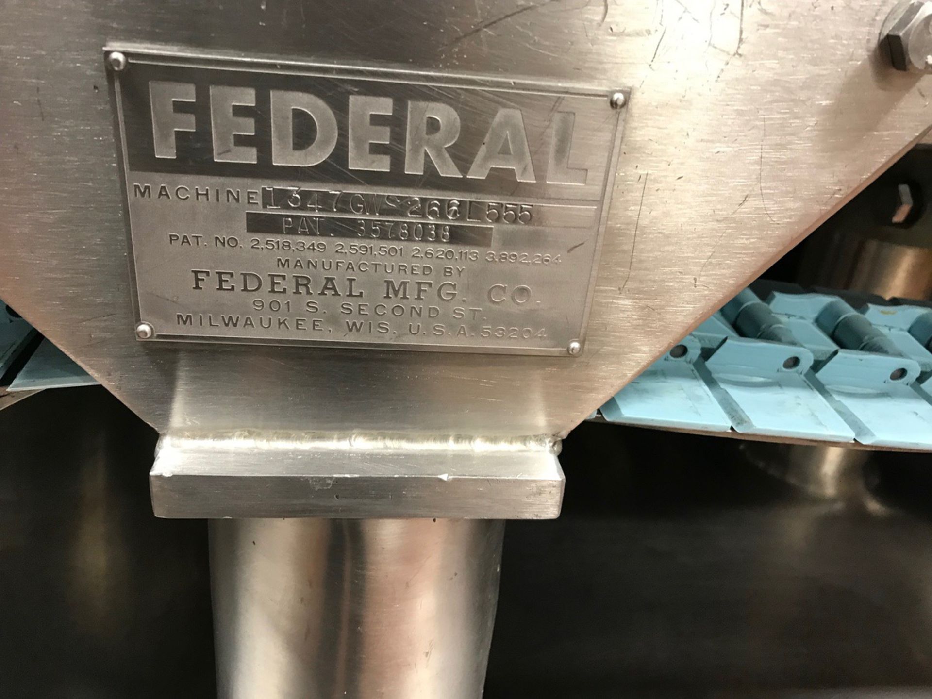 Federal Model 266L LH Stainless Steel Rotary Jug Filler, 6-Head Capper, Previously R | Rig Fee $3250 - Image 4 of 4
