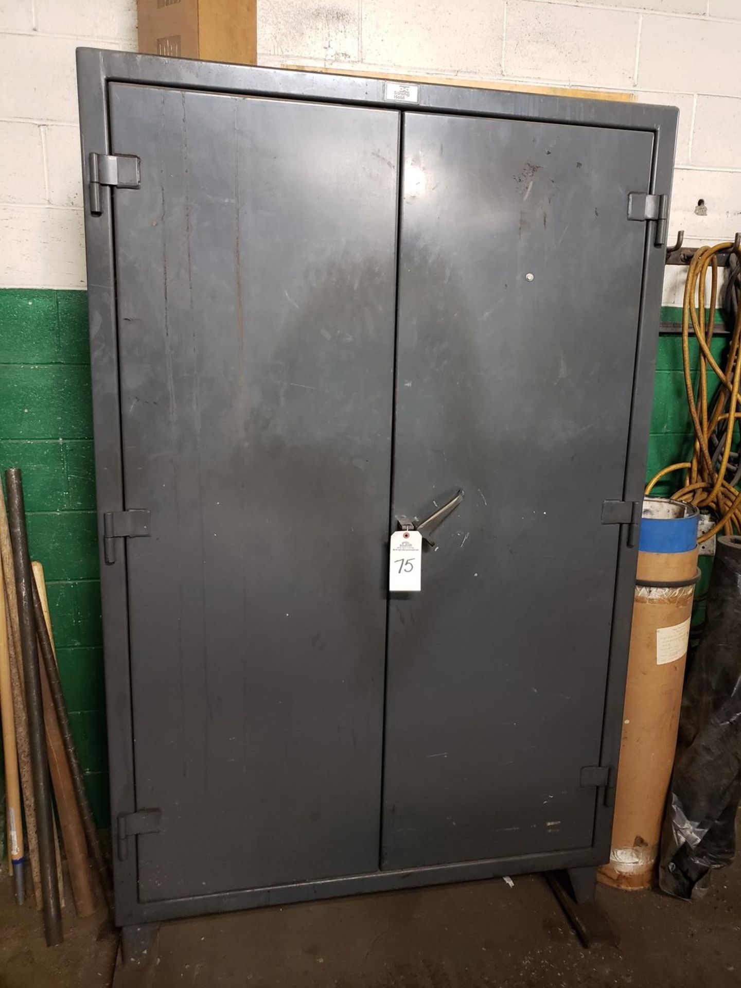 Strong Hold Two Door Cabinet W/Contents | Rig Fee $185