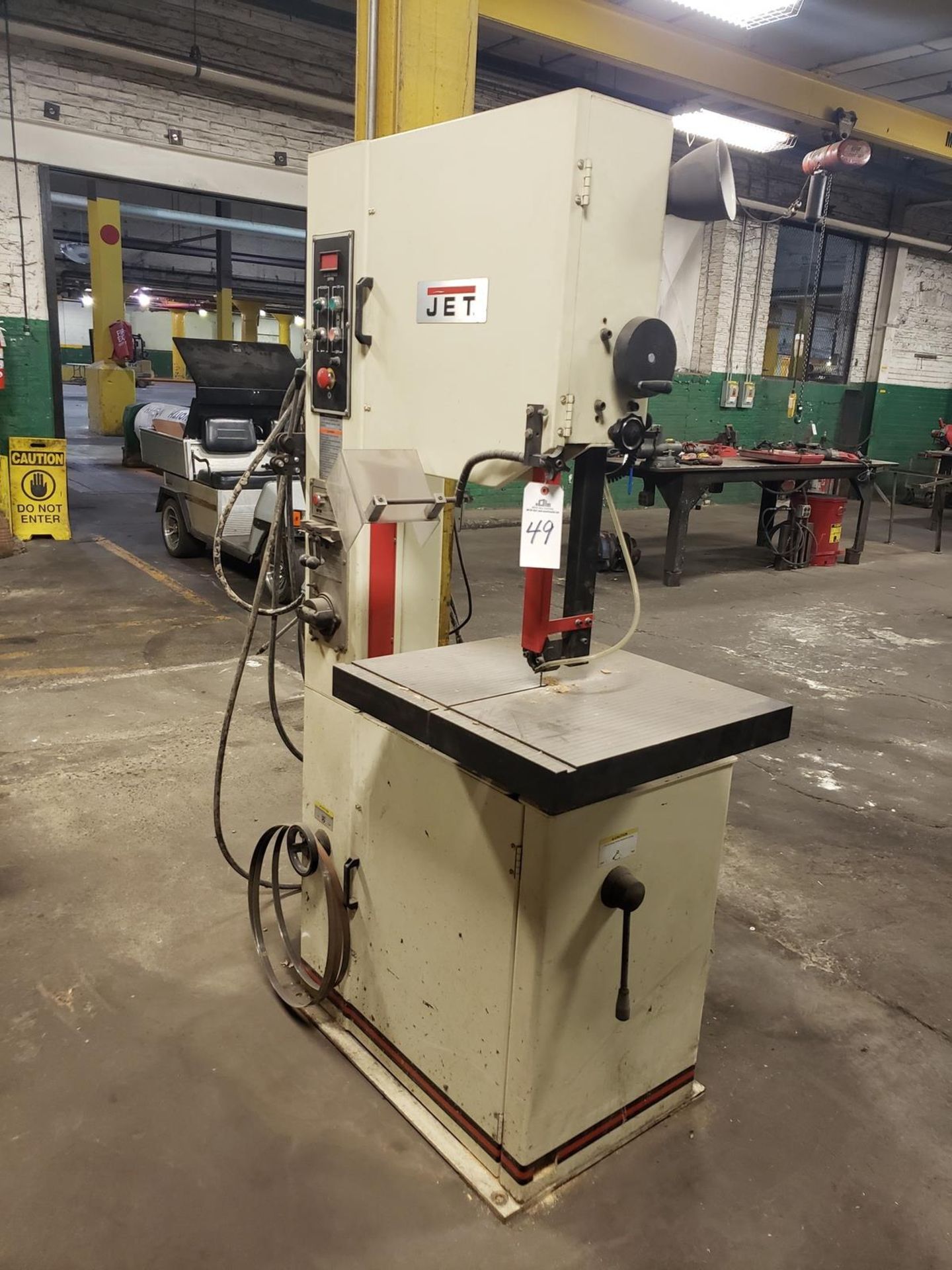 Jet Vertical Bandsaw, M# VBS-2012, S/N 12065738 | Rig Fee $185