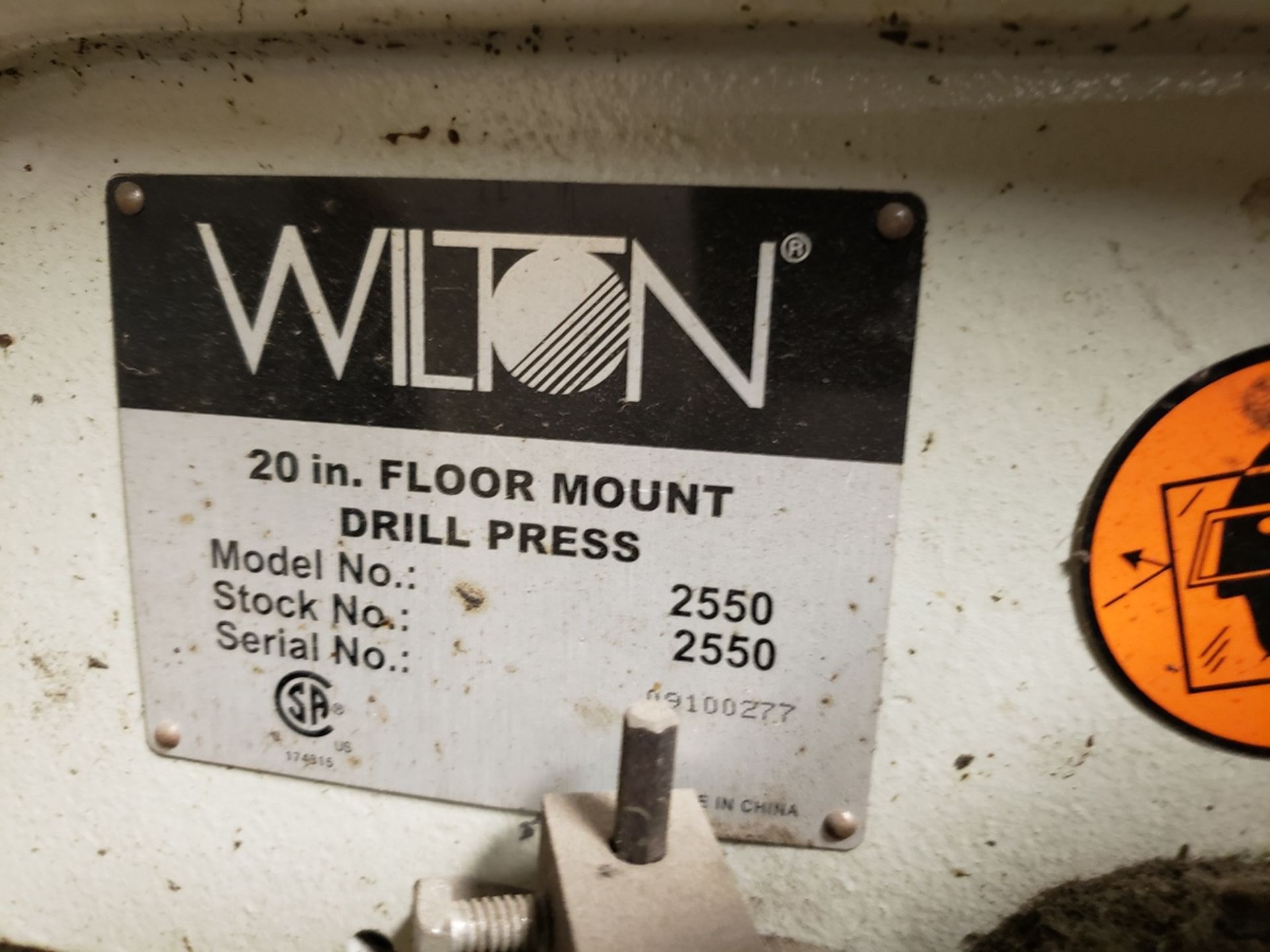 Wilton Drill Press, M# 2550 | Rig Fee $185 - Image 2 of 2