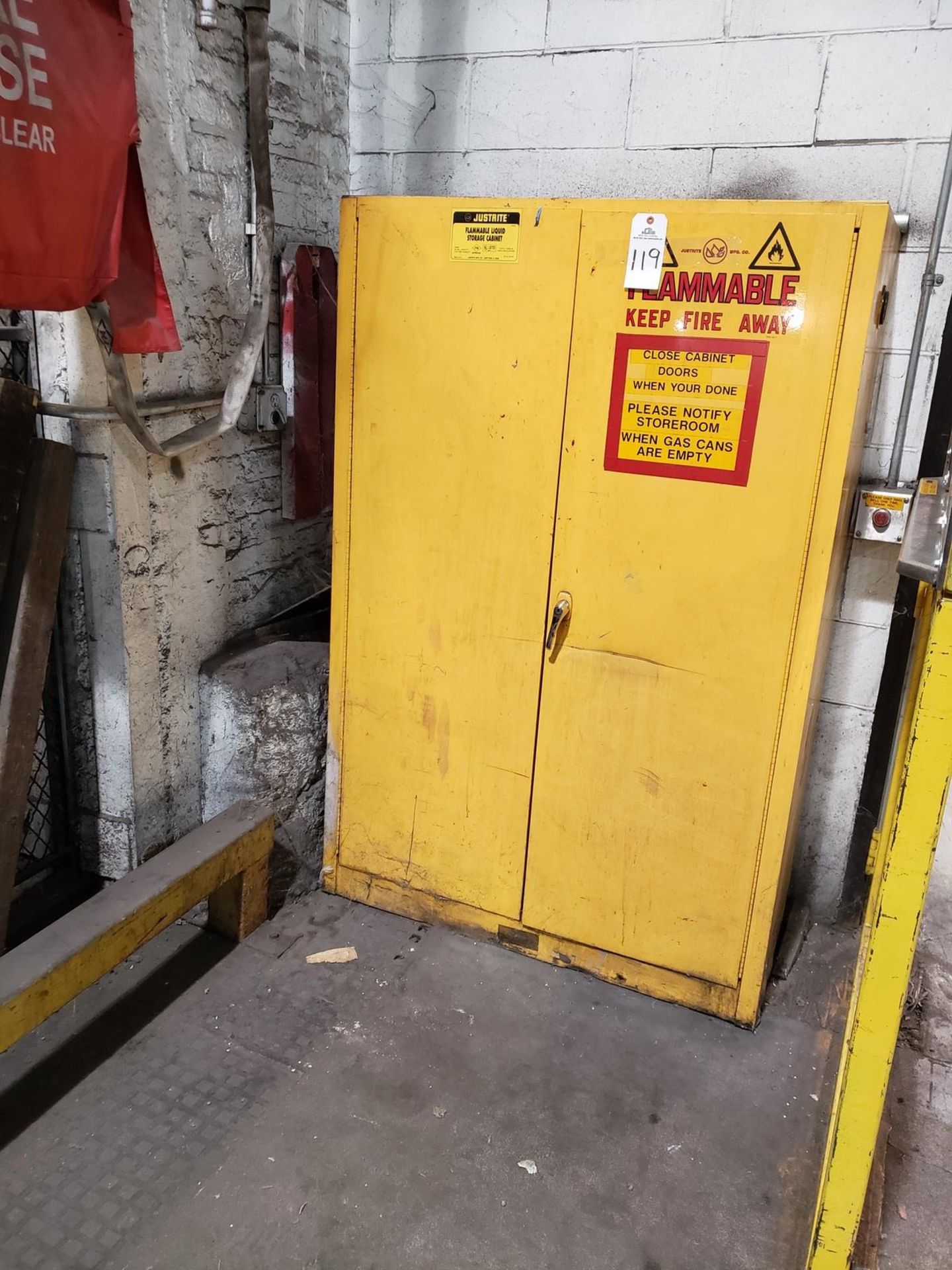 Flammable Storage Cabinet | Rig Fee $125