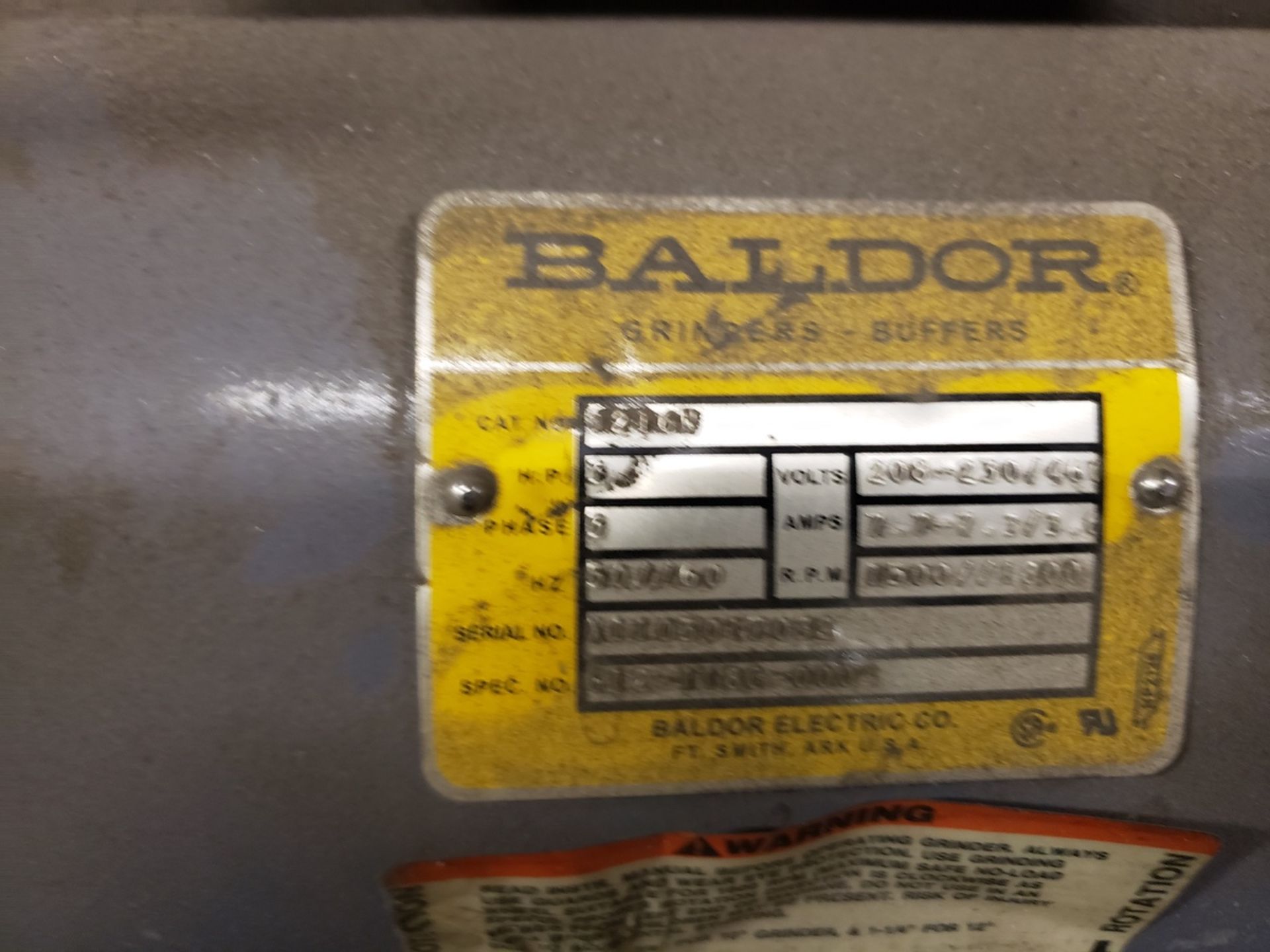 Baldor Dual End Grinder | Rig Fee $125 - Image 2 of 2