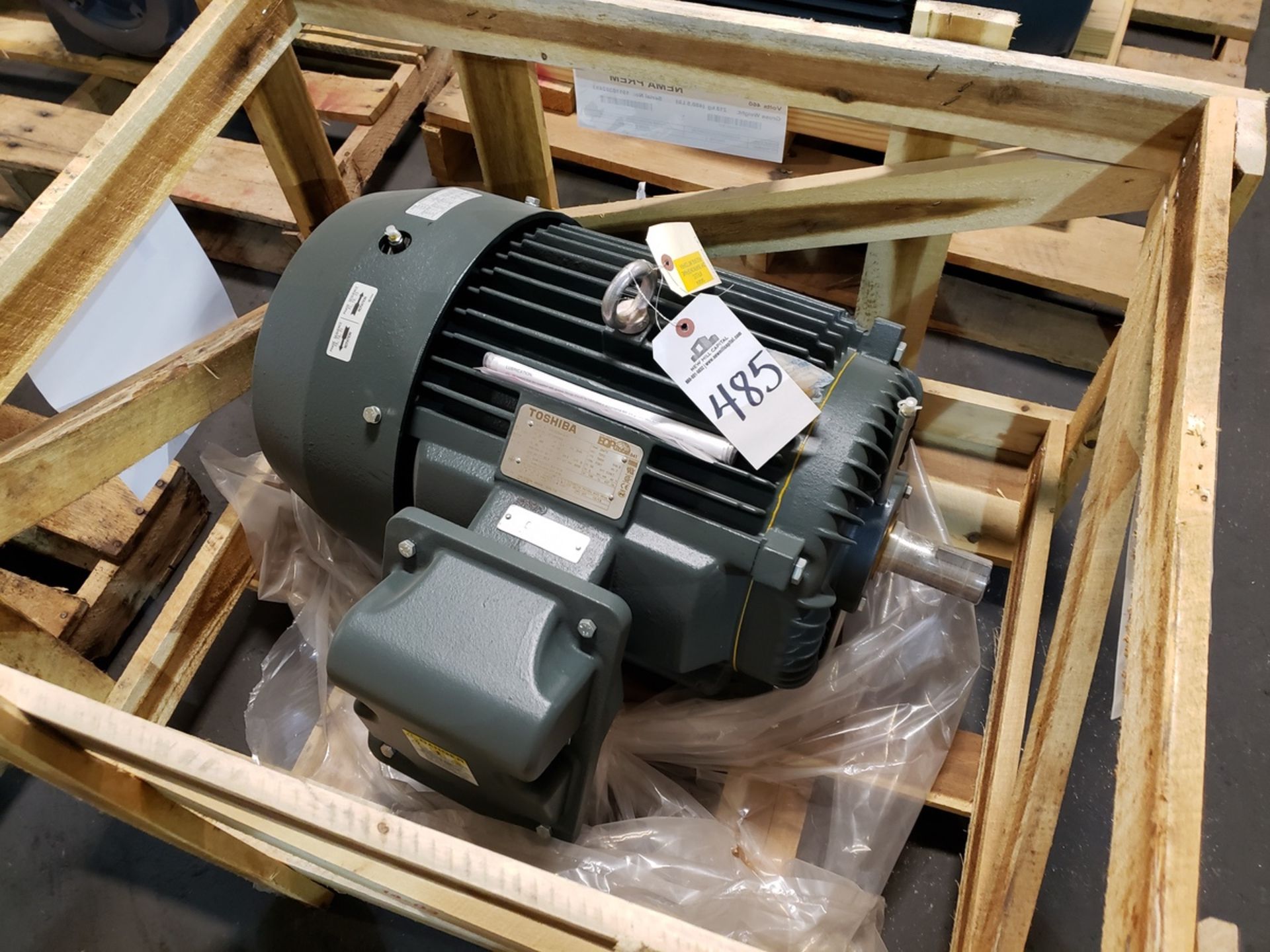 Toshiba Motor, 25 HP, 284TS Frame | Rig Fee $125