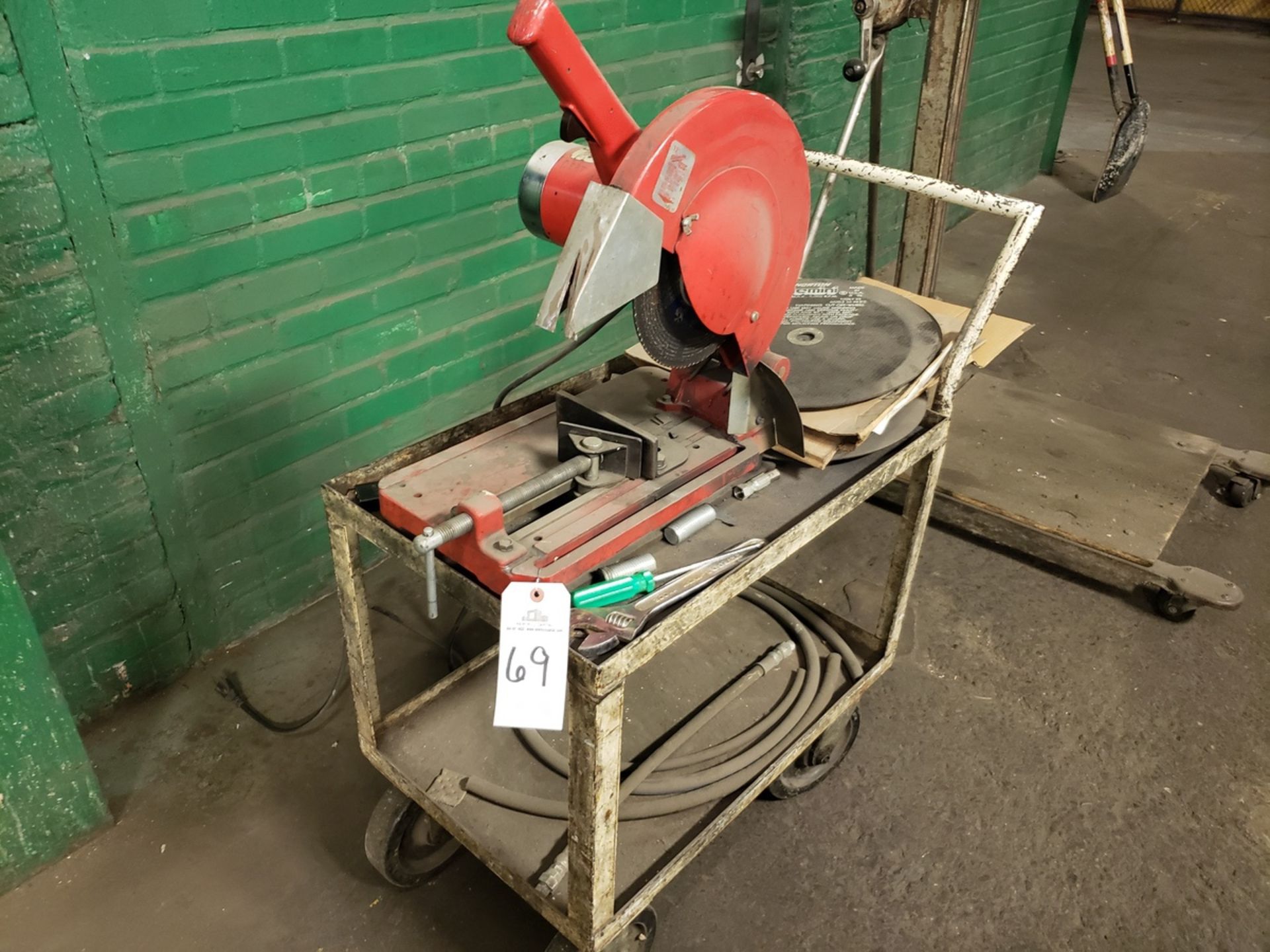 Milwaukee Abrasive Saw W/Cart | Rig Fee $50