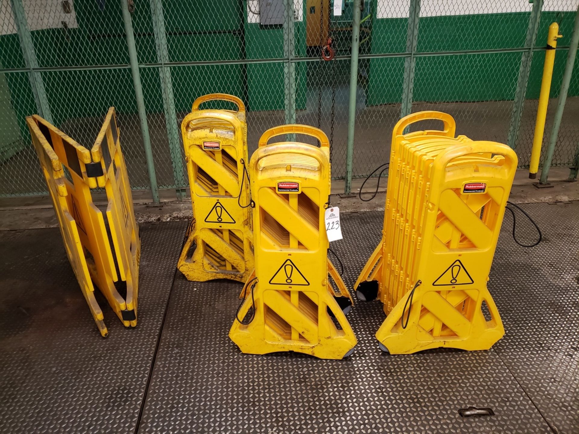 Lot of Expanding Safety Barriers | Rig Fee $50