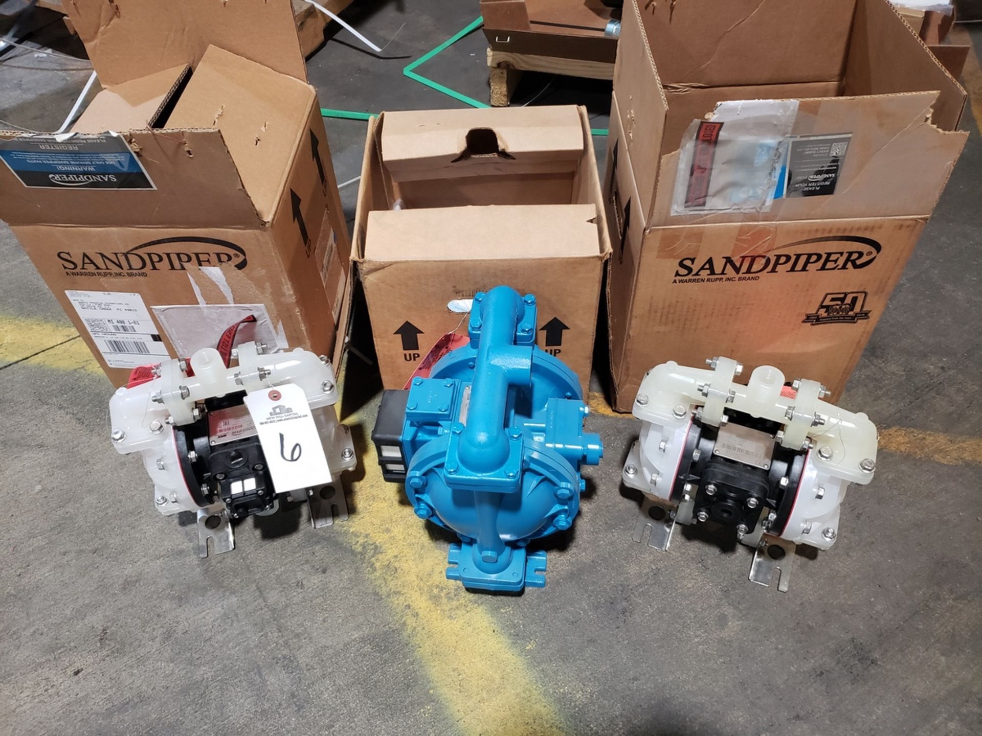 Lot of (3) Diaphragm Pumps | Rig Fee $50