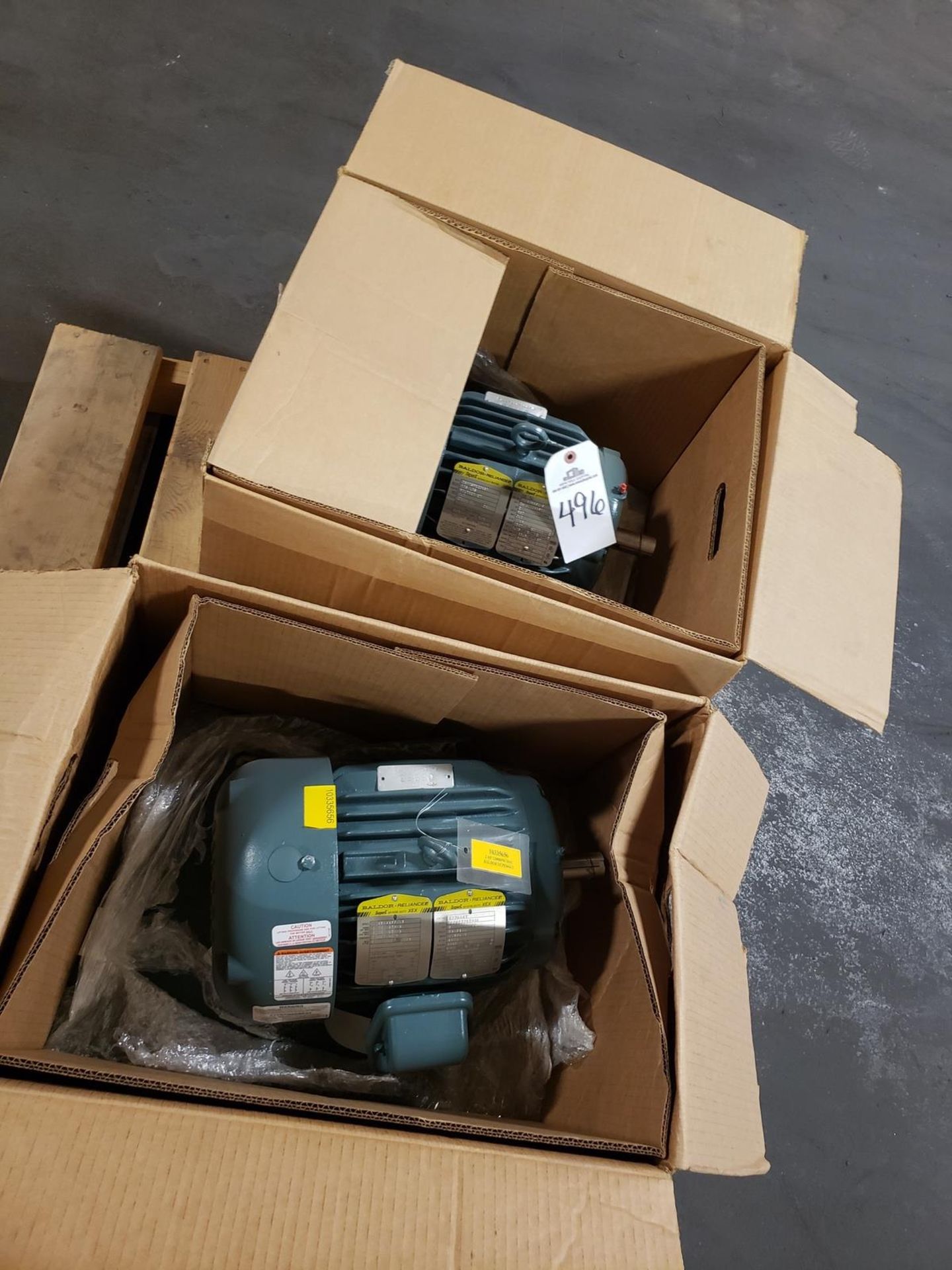 Lot of (2) Electric Motors, 2 HP, 184T Frame | Rig Fee $125