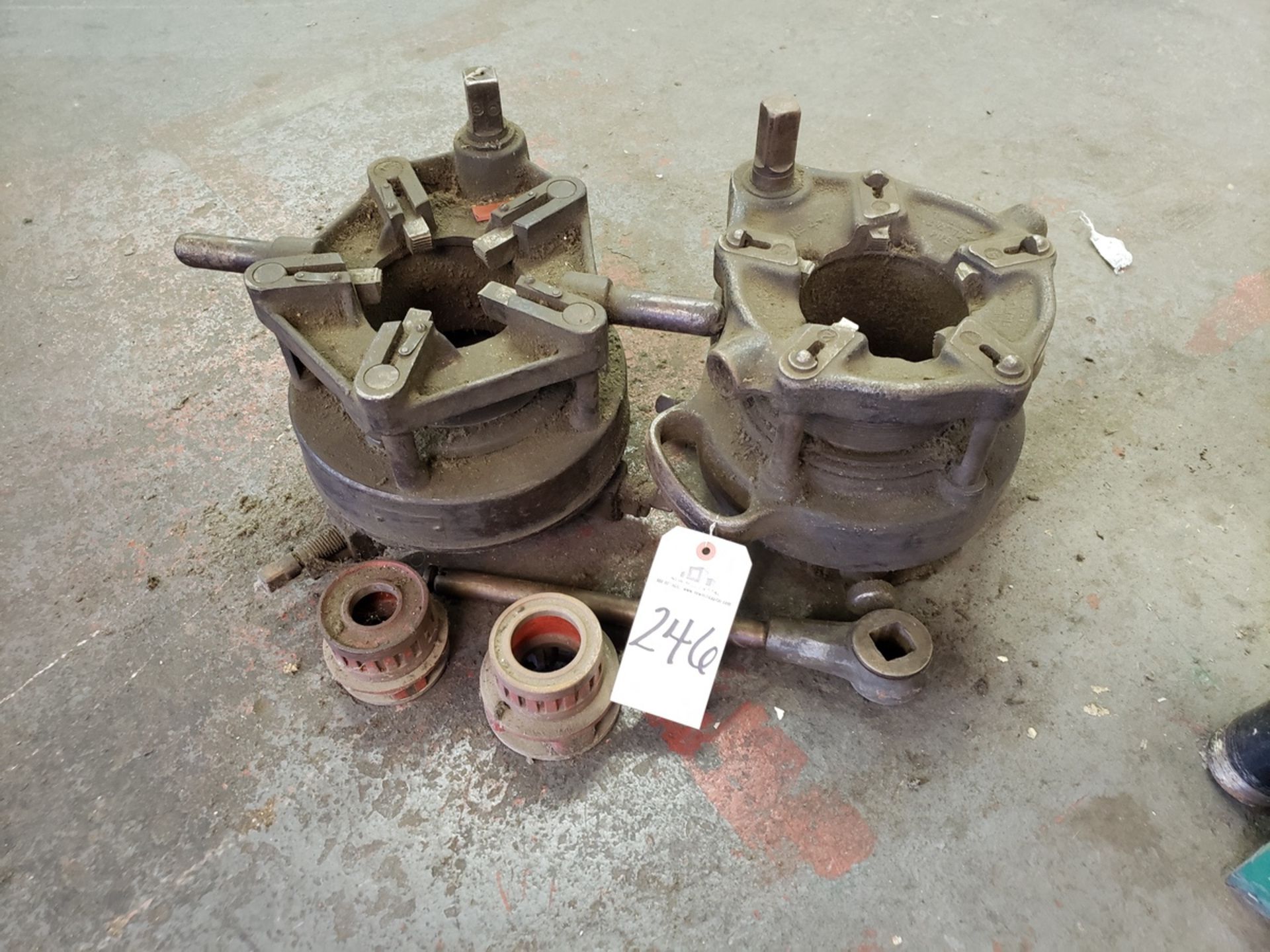 Lot of (2) Ridgid Power Threading/Geared Threaders | Rig Fee $50