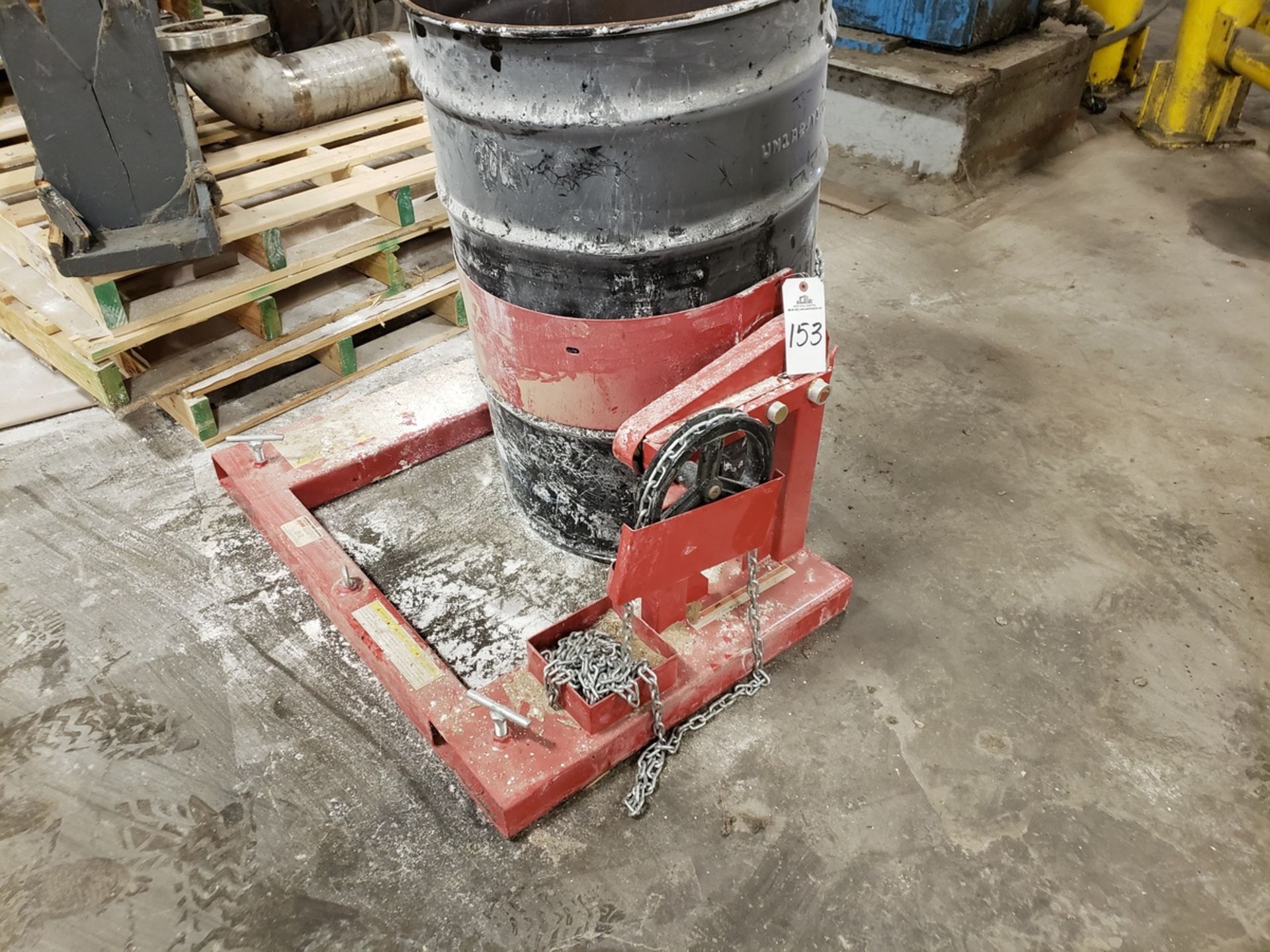 Dayton Forklift Drum Lifter, M# 21VG49 | Rig Fee $50