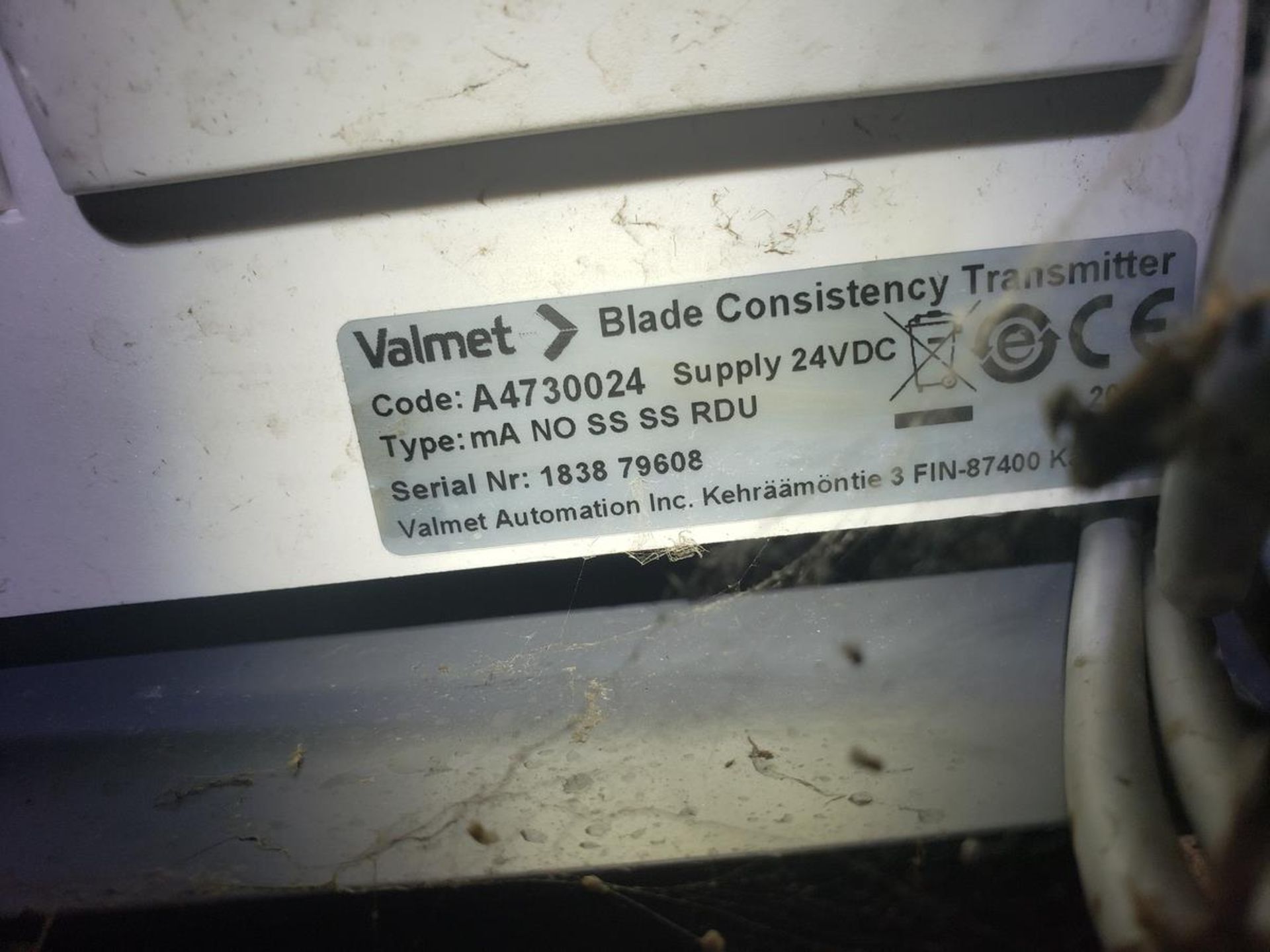 Valmet Blade Consistency Transmitter | Rig Fee $750 - Image 2 of 2