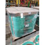 Pallet Lot-(28) Coils Polychem Polyester Strapping Material, 5/8" Width, .035 Thic | Rig Fee $50