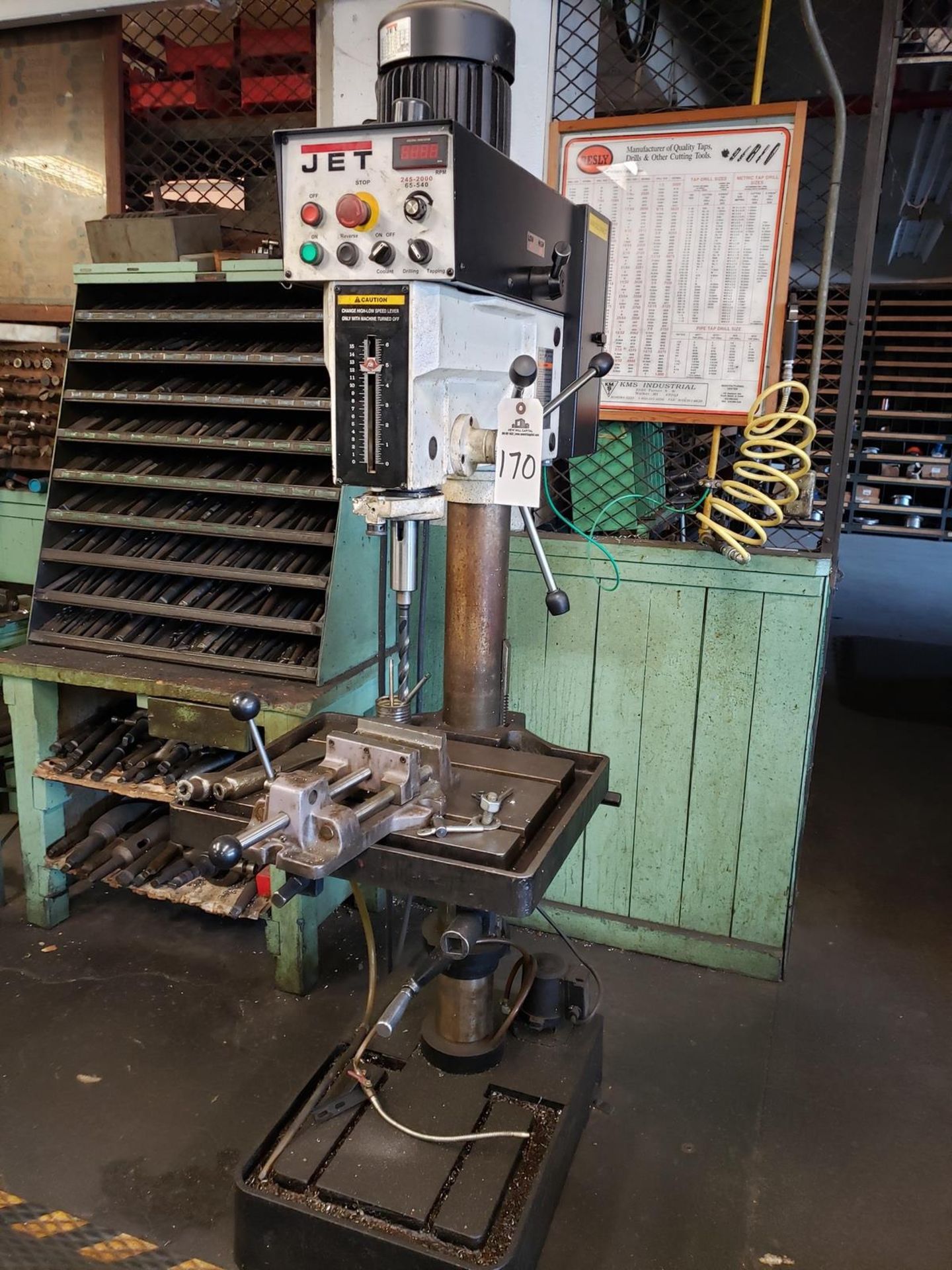 Jet Variable Speed Drill Press, M# JPD-20EVS/460, S/N 11080754 | Rig Fee $185