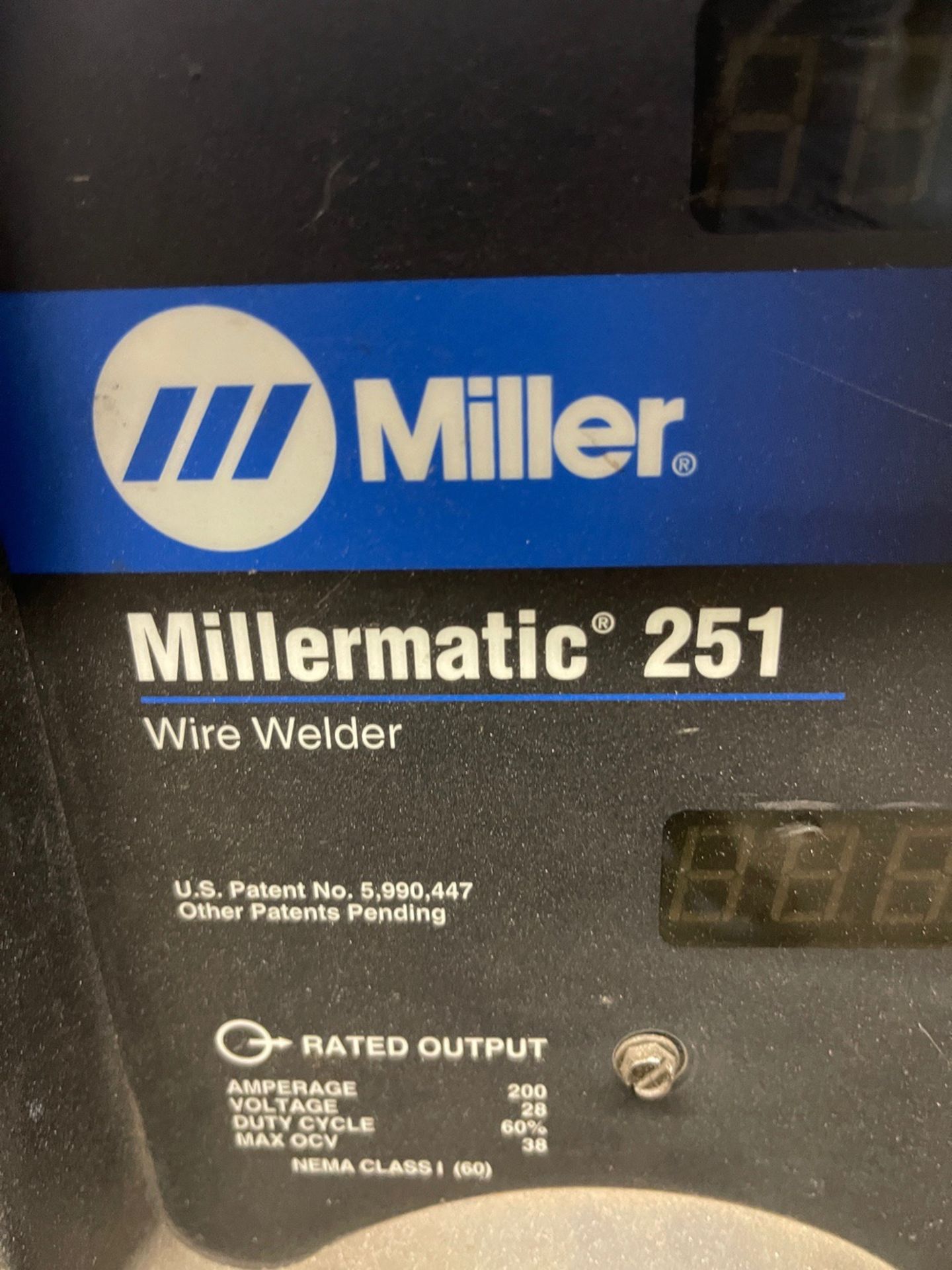 Miller Electric Millermatic 251 Wire Welder, S/N LE164439 | Rig Fee $50 - Image 2 of 3
