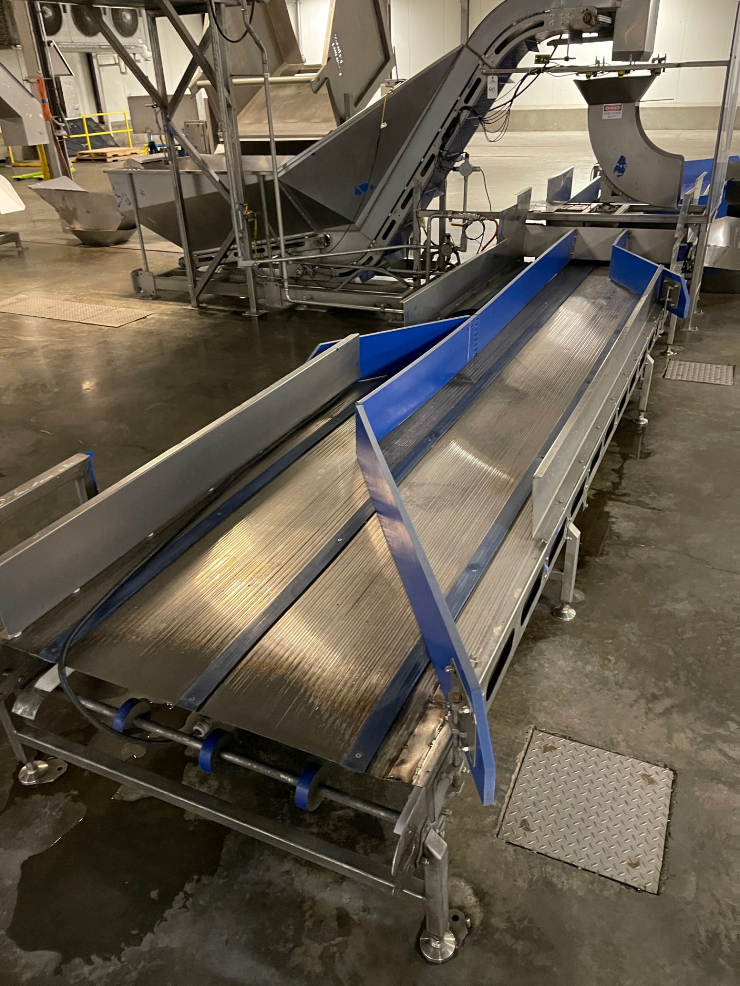 Idaho Equipment Vibratory Conveyor with Dividers, Approx. 12' | Rig Fee $750