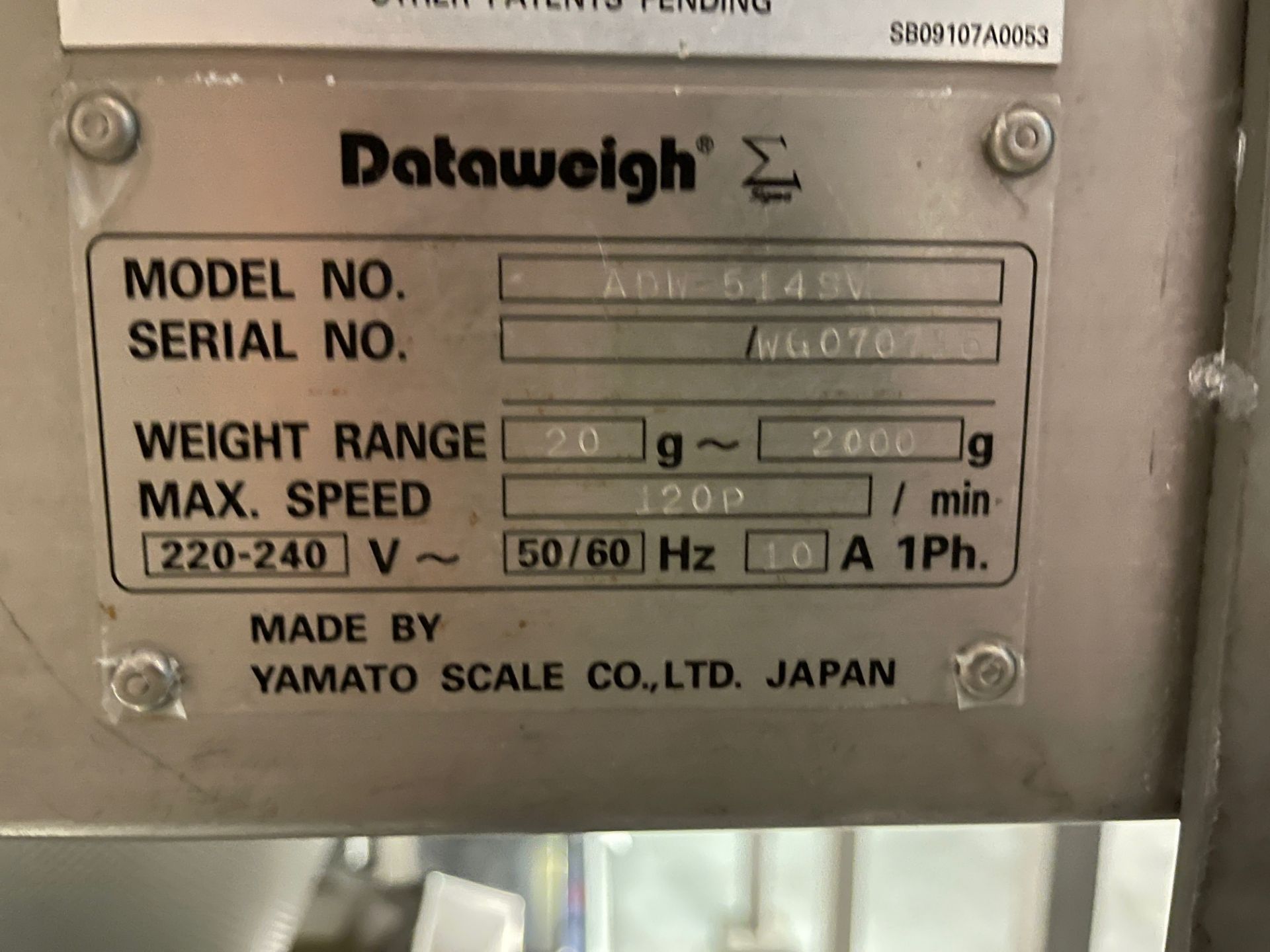 Yamato Dataweigh 14-Head Dimple Bucket Multi-head Scale, Model ADW-514SV, S/N WG0707 | Rig Fee $2000 - Image 6 of 8