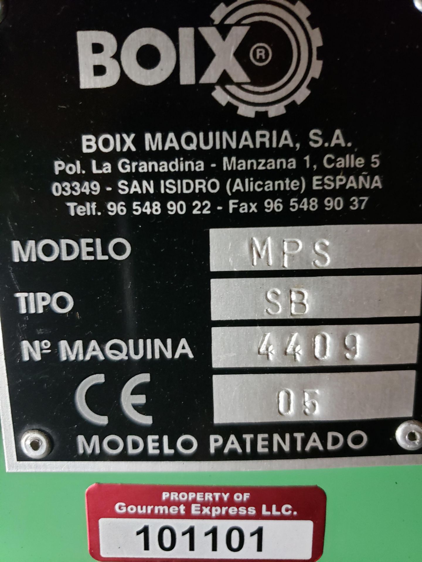 Boix Maquinaria Tray Forming Machine, M# MPS, S/N 4409 | Rig Fee $1200 - Image 3 of 14