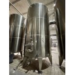 CSC 7,000 Gallon 316 Stainless Steel Holding Tank, 8' 8" O.D X 19' O.A.H., Mounted | Rig Fee $3000