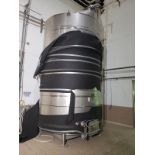 Silver State 5,000 Gallon Stainless Steel Holding Tank, 8' 6" O.D. X 16' 6" O.A.H., | Rig Fee $2200