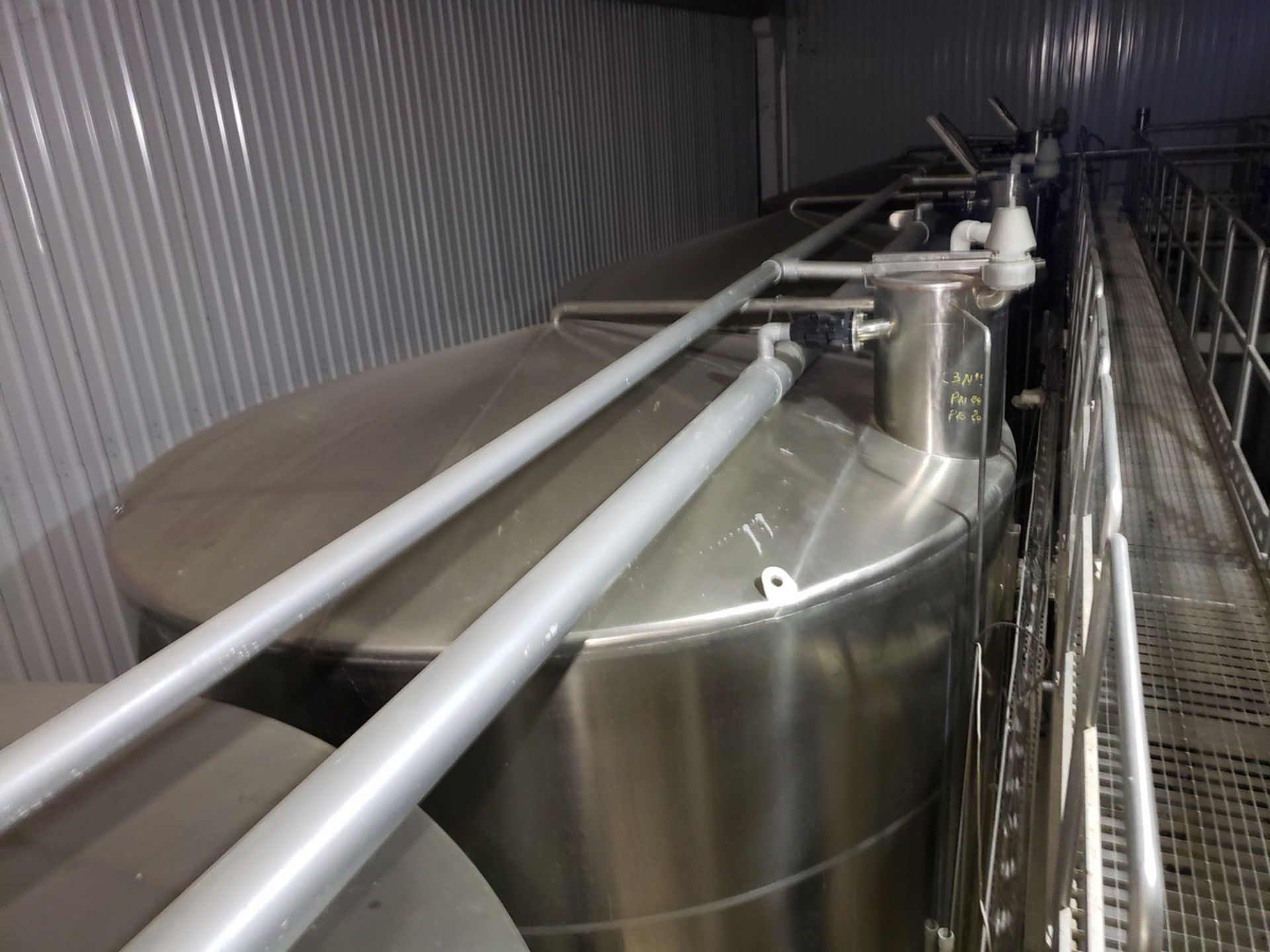 CSC 26,980 Gallon 316 Stainless Steel Dimple Band Jacket Holding Tank, 13' 2" O.D X | Rig Fee $6500 - Image 4 of 4