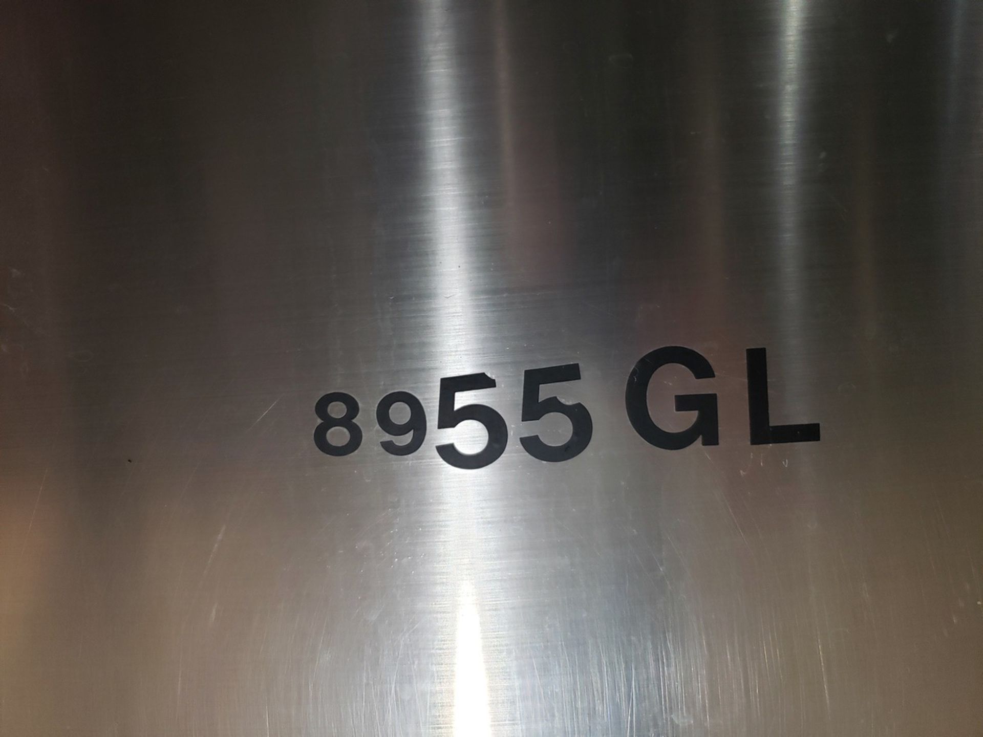 CSC 9,000 Gallon 316 Stainless Steel Dimple Band Jacket Holding Tank, 9' 6" O.D X 1 | Rig Fee $3500 - Image 3 of 4