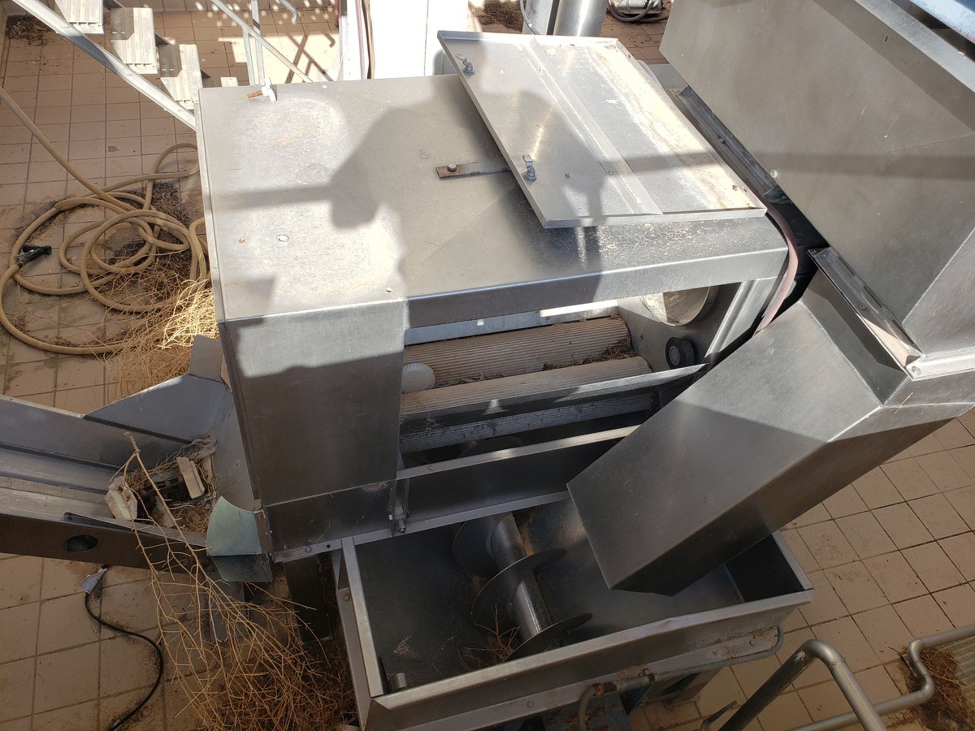 Mercier-Sanchez Stainless Steel Bulk Receiver Hopper, W/ 18" X 22' Auger Feed Conve | Rig Fee $2500 - Image 4 of 7