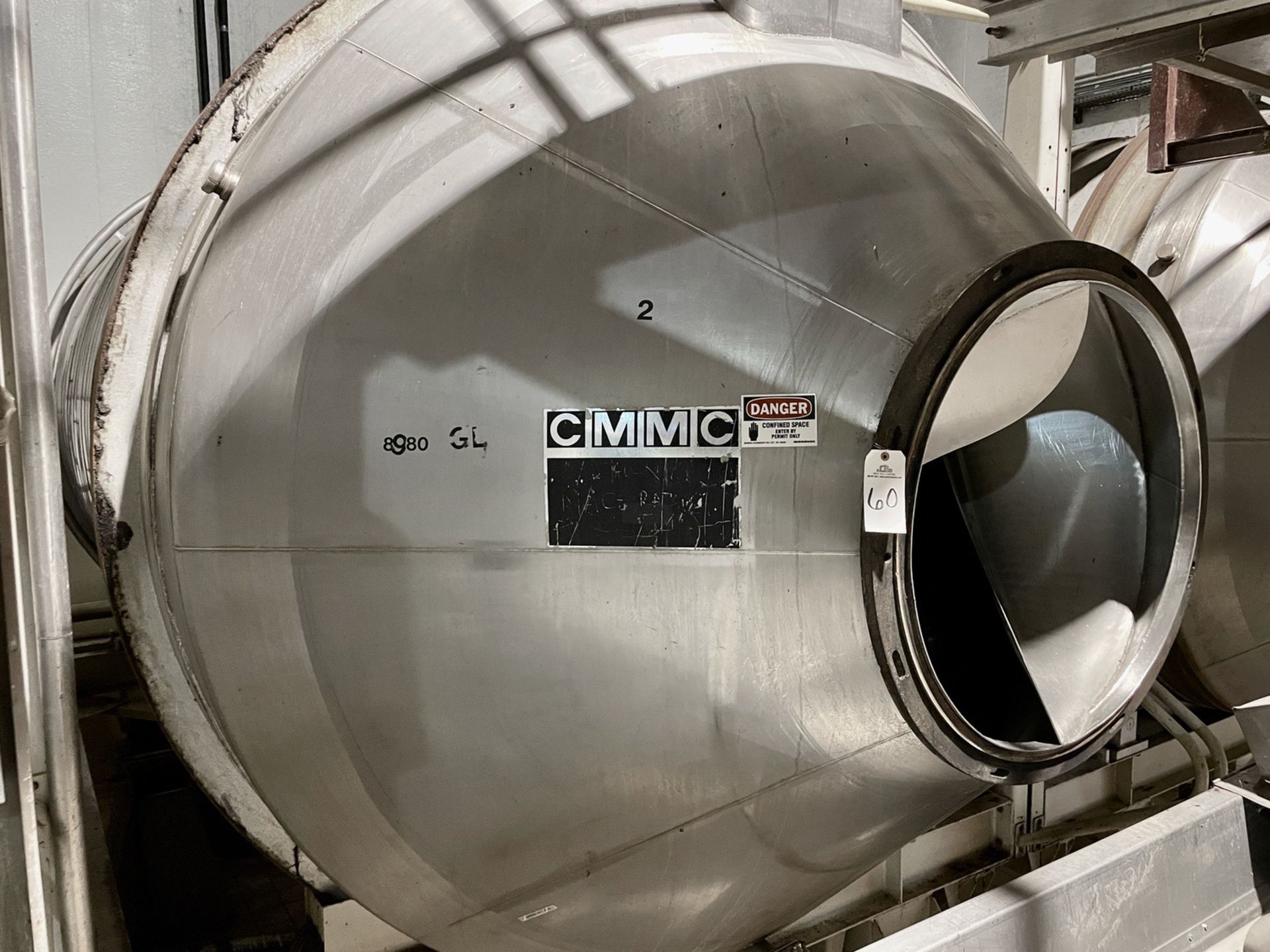 CMMC 8,980 Gallon Horizontal Batch Fermenter, M# Vinimatic 350 INOX | Rig Fee $10000