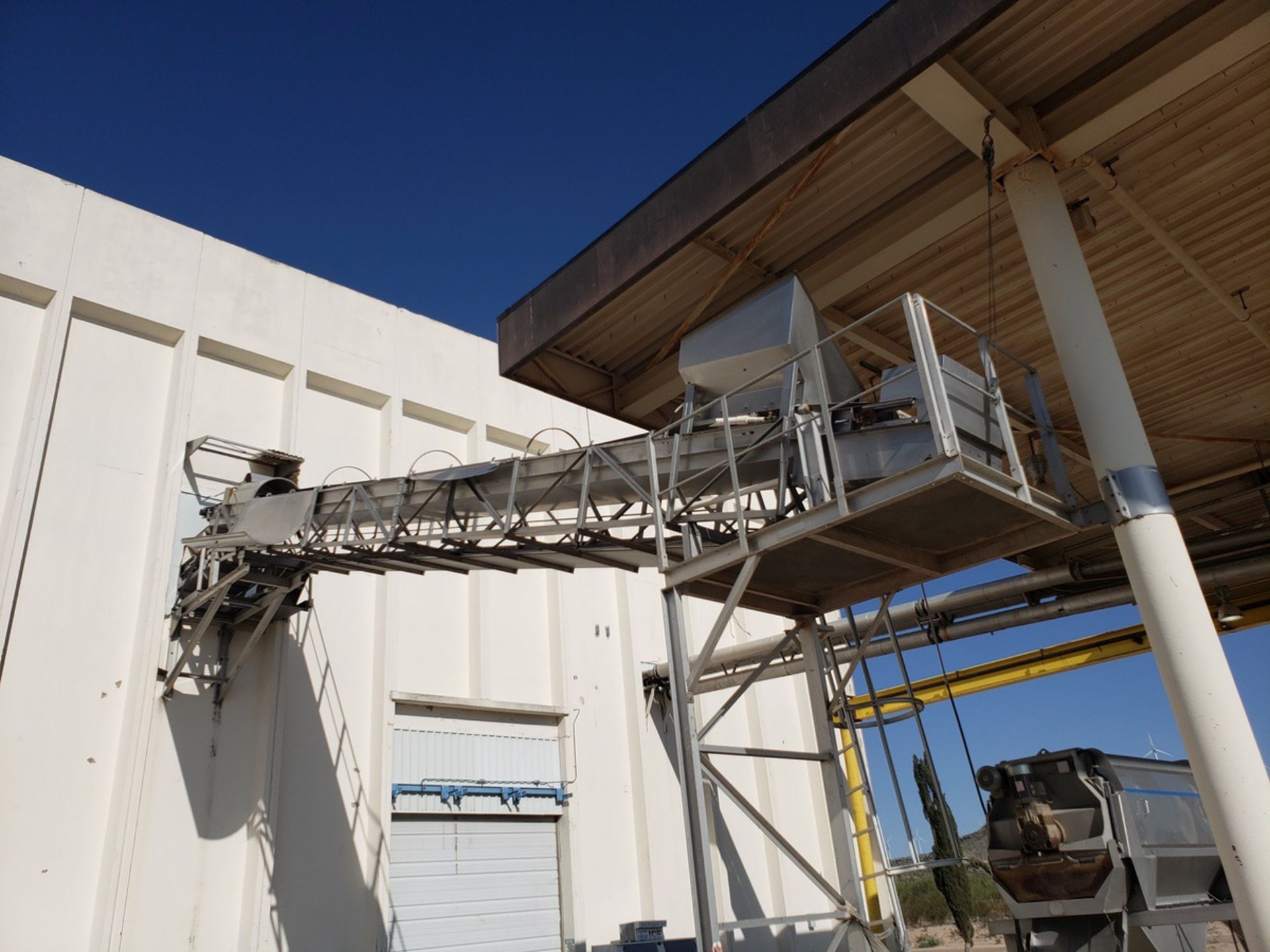 24" X 36' Overhead Pleated Belt Delivery Conveyor | Rig Fee $1500