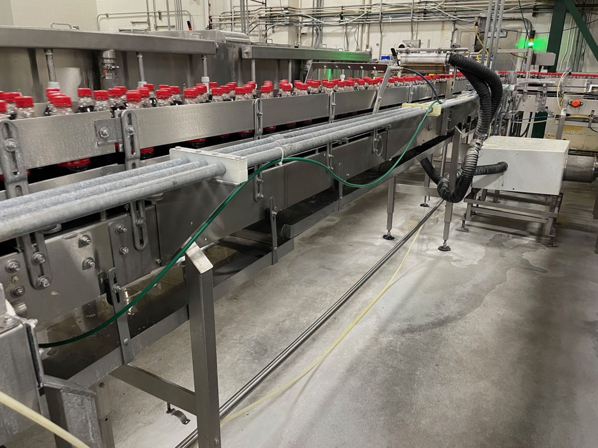 Ambec Stainless Steel Frame Conveyor, Approx 16in W Belt x 22ft OAL | Rig Fee $600