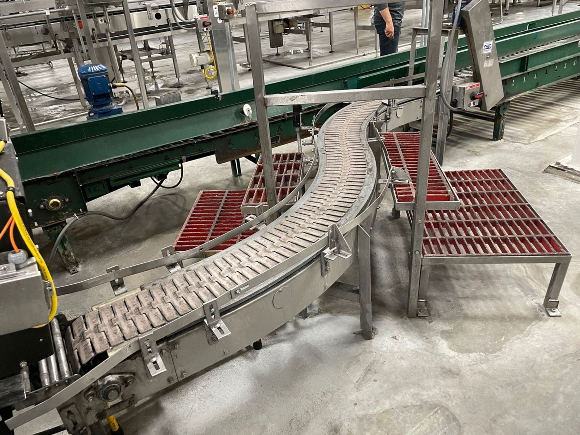 S-Bend Conveyor, 7.5in W Belt x 10ft OAL | Rig Fee $200 - Image 2 of 3