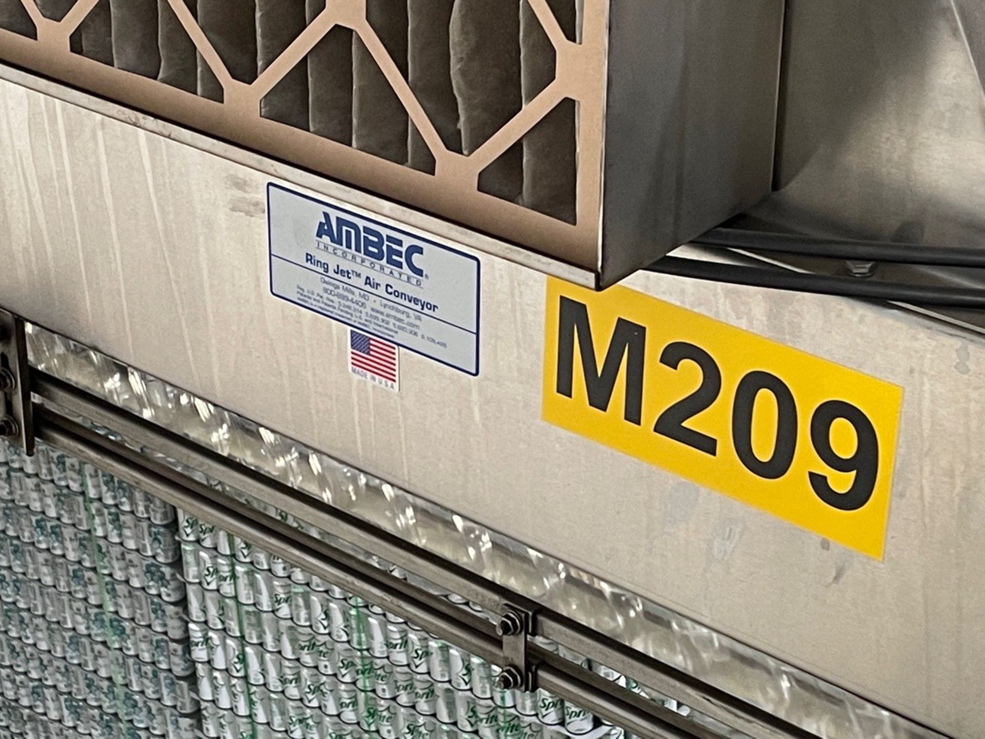 Ambec Ringjet Air Conveyor, Model SV-6000-1600, Approx 110ft OAL | Rig Fee $2500 - Image 4 of 4