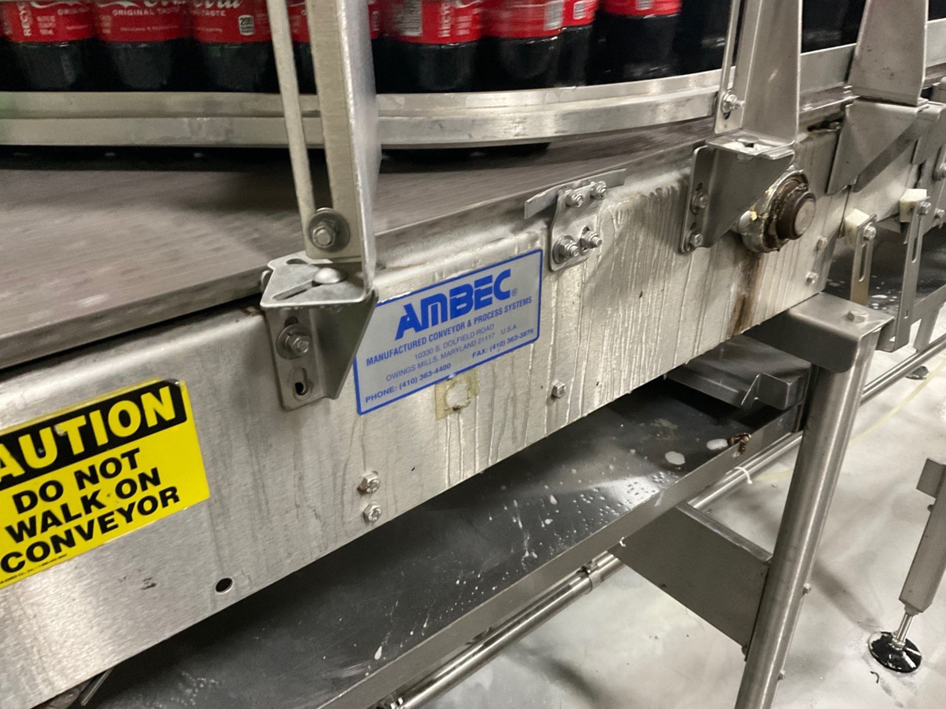 Ambec Stainless Steel Frame Conveyor, Approx 16in W Belt x 22ft OAL | Rig Fee $600 - Image 5 of 5