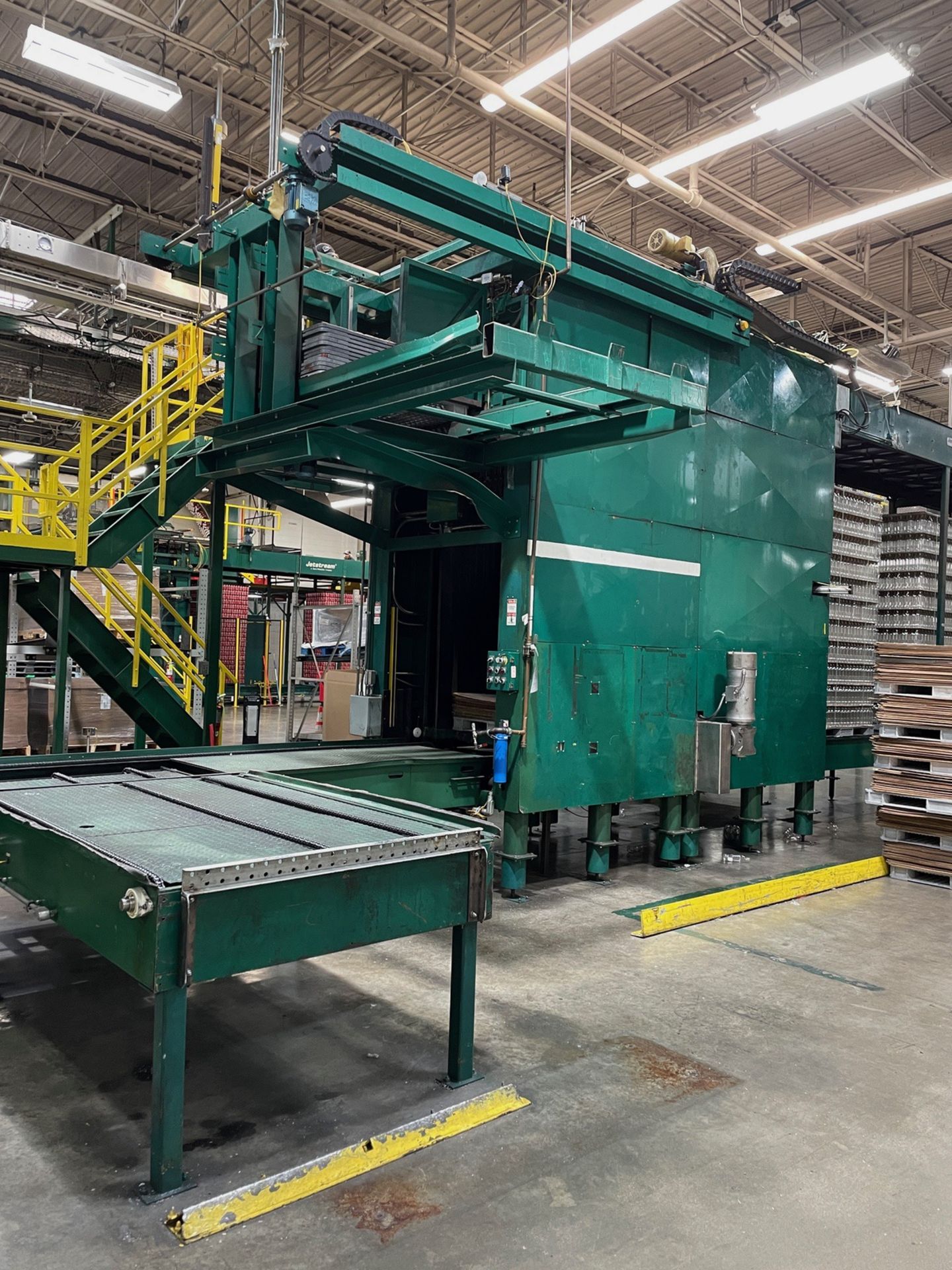 Jetstream Systems Model DPRE-4 High-Level Depalletizer, S/N: 23033-92 | Rig Fee $6500