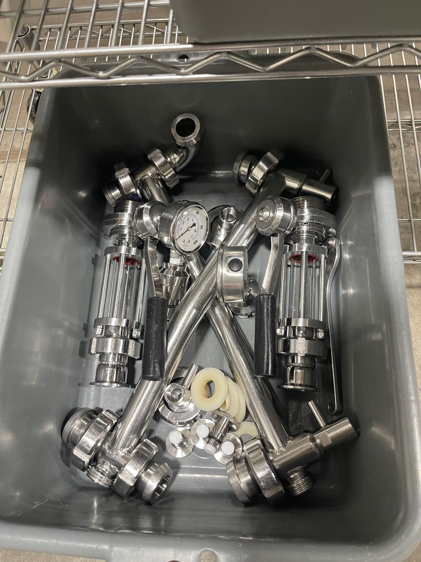 Contents of Rack (Rack Not Included), Stainless Steel Brewing Parts Including | Rig Fee $100 - Image 2 of 7