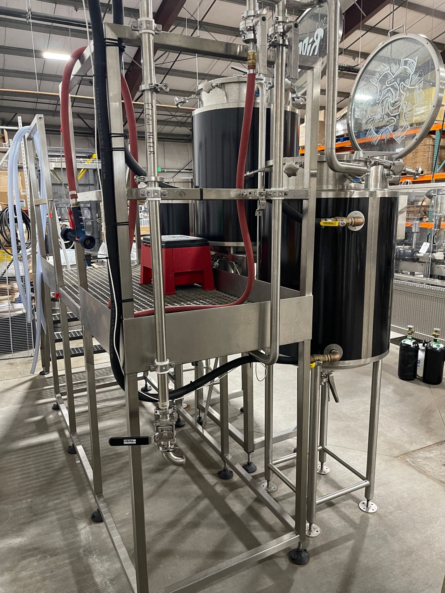 Marks DMW 2 BBL Coffee Pilot Brew System, 3 Tanks with Platform, 2 Glycol Jacketed V | Rig Fee $900 - Bild 6 aus 6