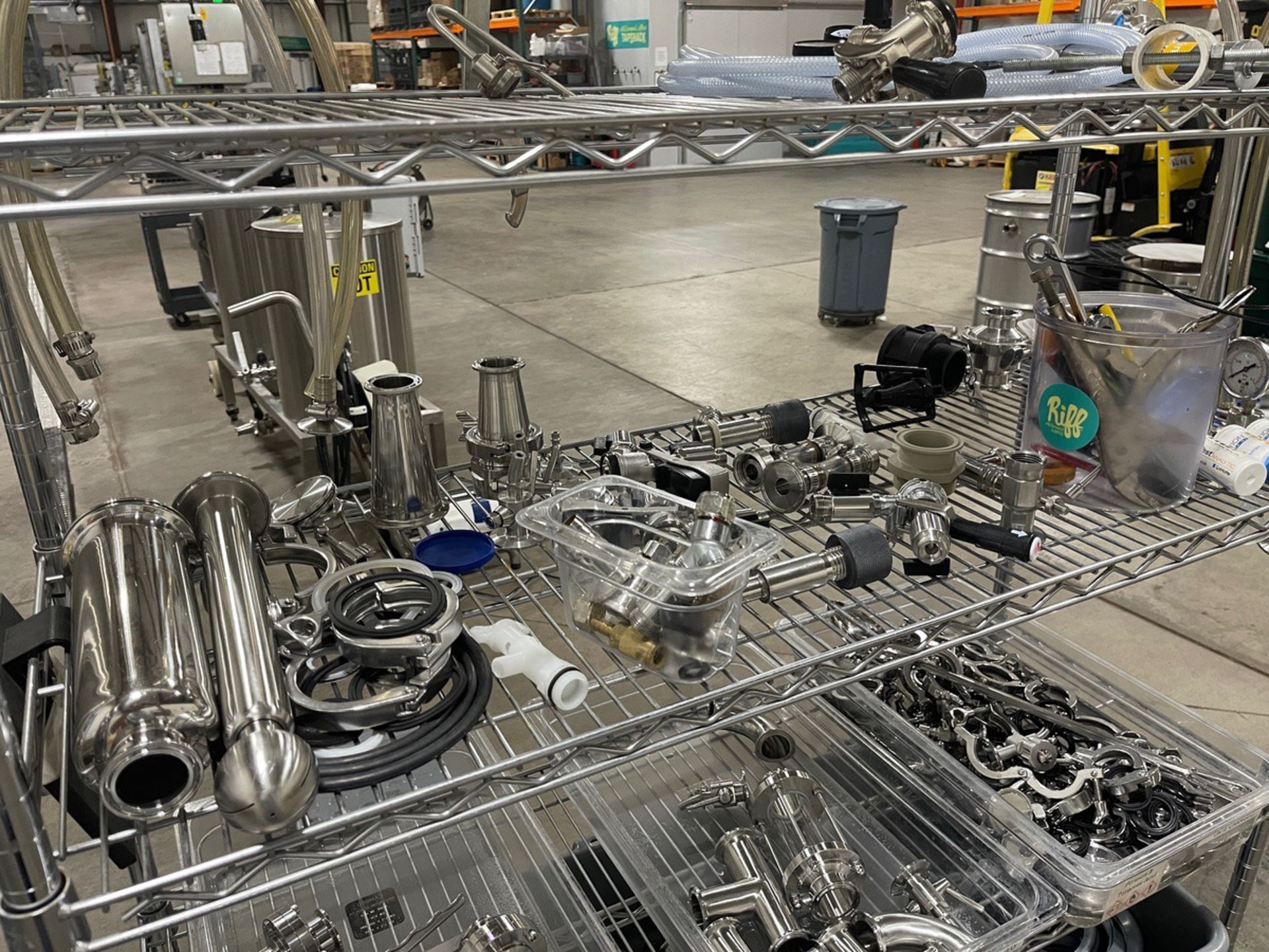 Contents of Rack (Rack Not Included), Stainless Steel Brewing Parts Including | Rig Fee $100 - Image 7 of 7