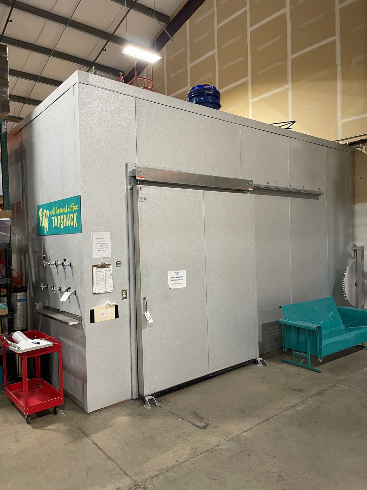 2018 Thermal Supply Cold Room with Glycol Chilled Fans, 20' x 35' x 12', LED Lights | Rig Fee $7780