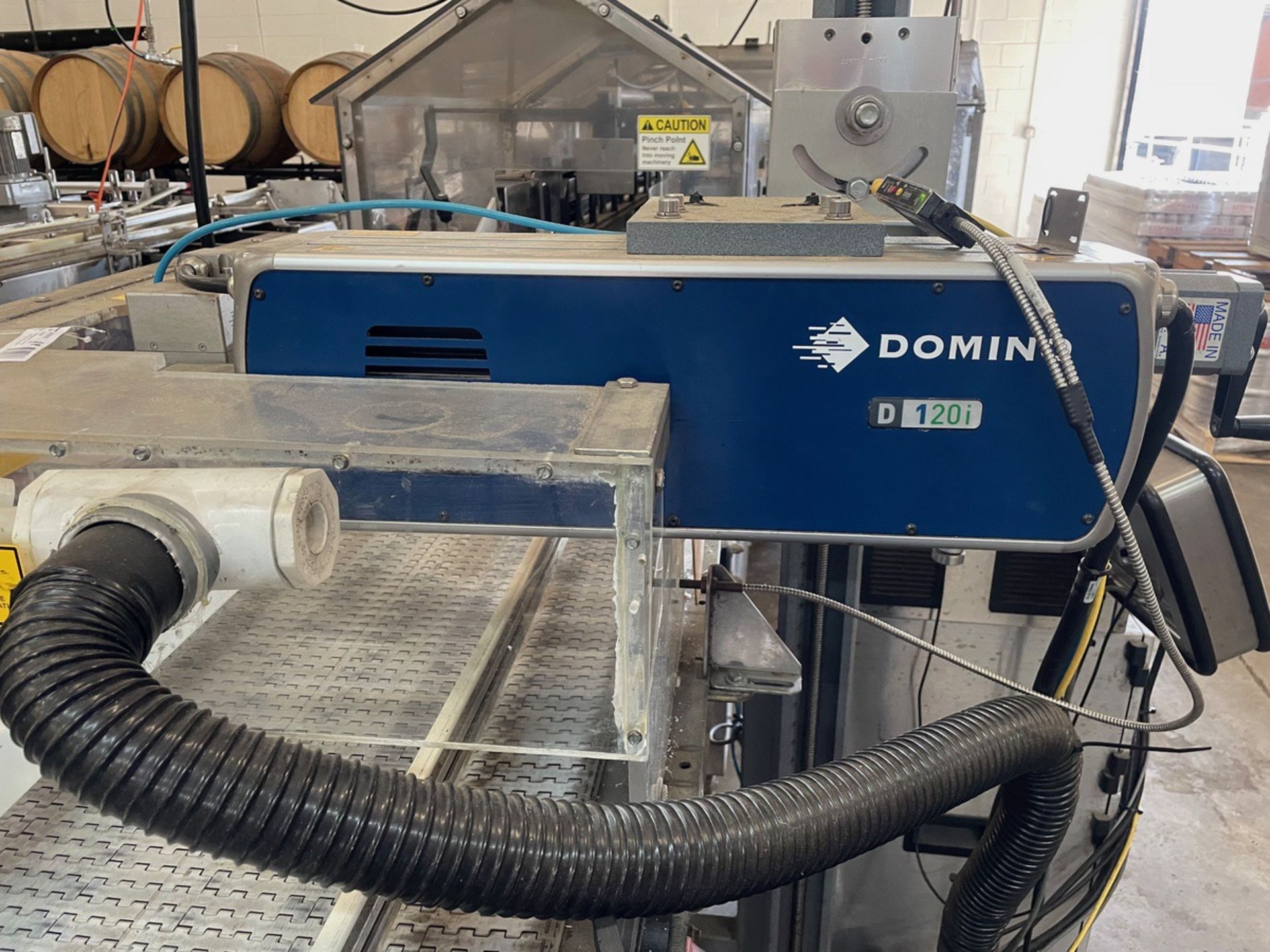 Domino Model D120i, Serial No. S160551MG1111L Laser Coder With Fume Extractor and 4 | Rig Fee $350 - Image 4 of 5