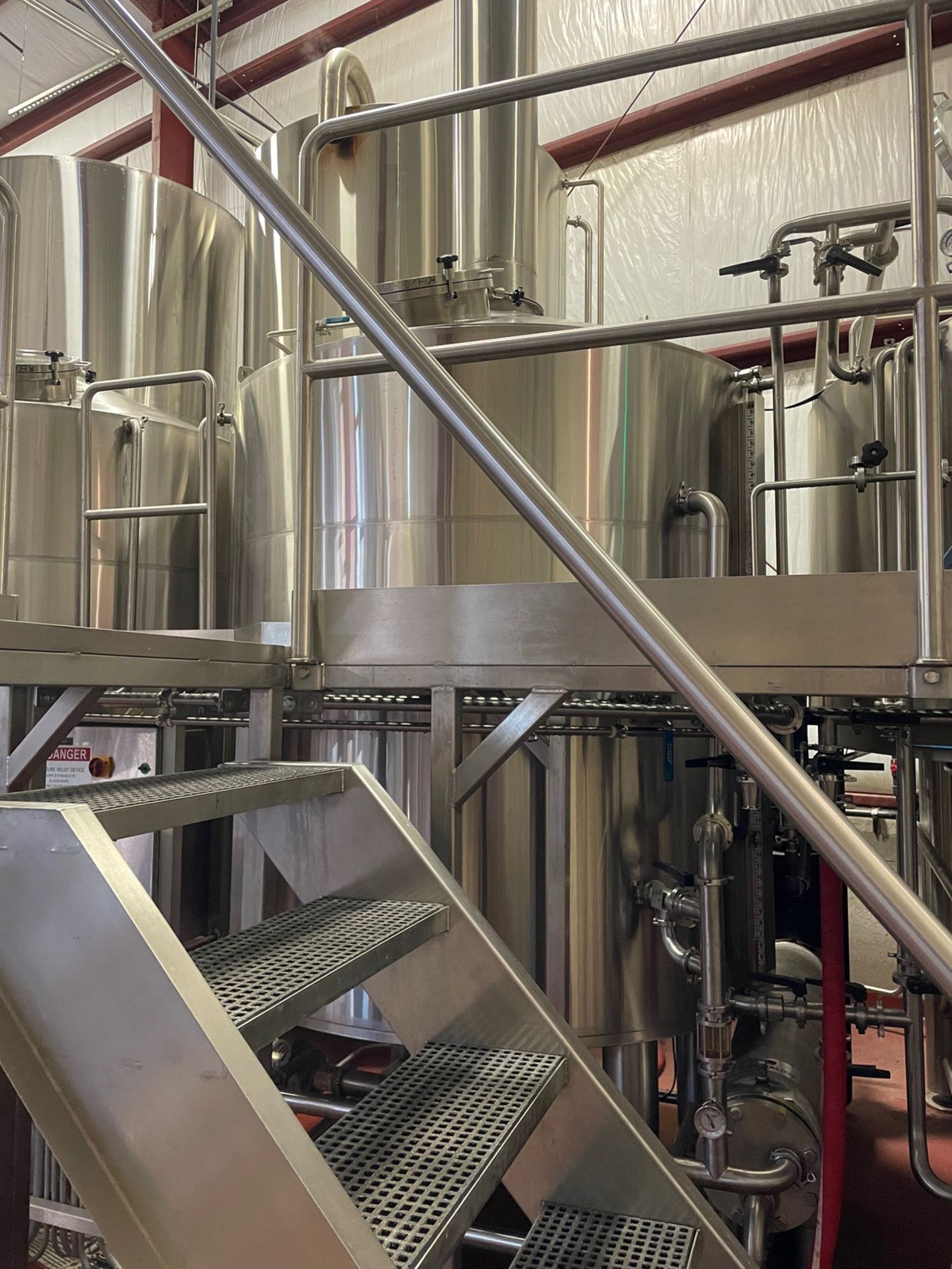 2015 Specific Mechanical 40 BBL 3-Vessel Brewhouse, Oversized Mash/Lauter Tun w/ Ra | Rig Fee $7000 - Image 3 of 21