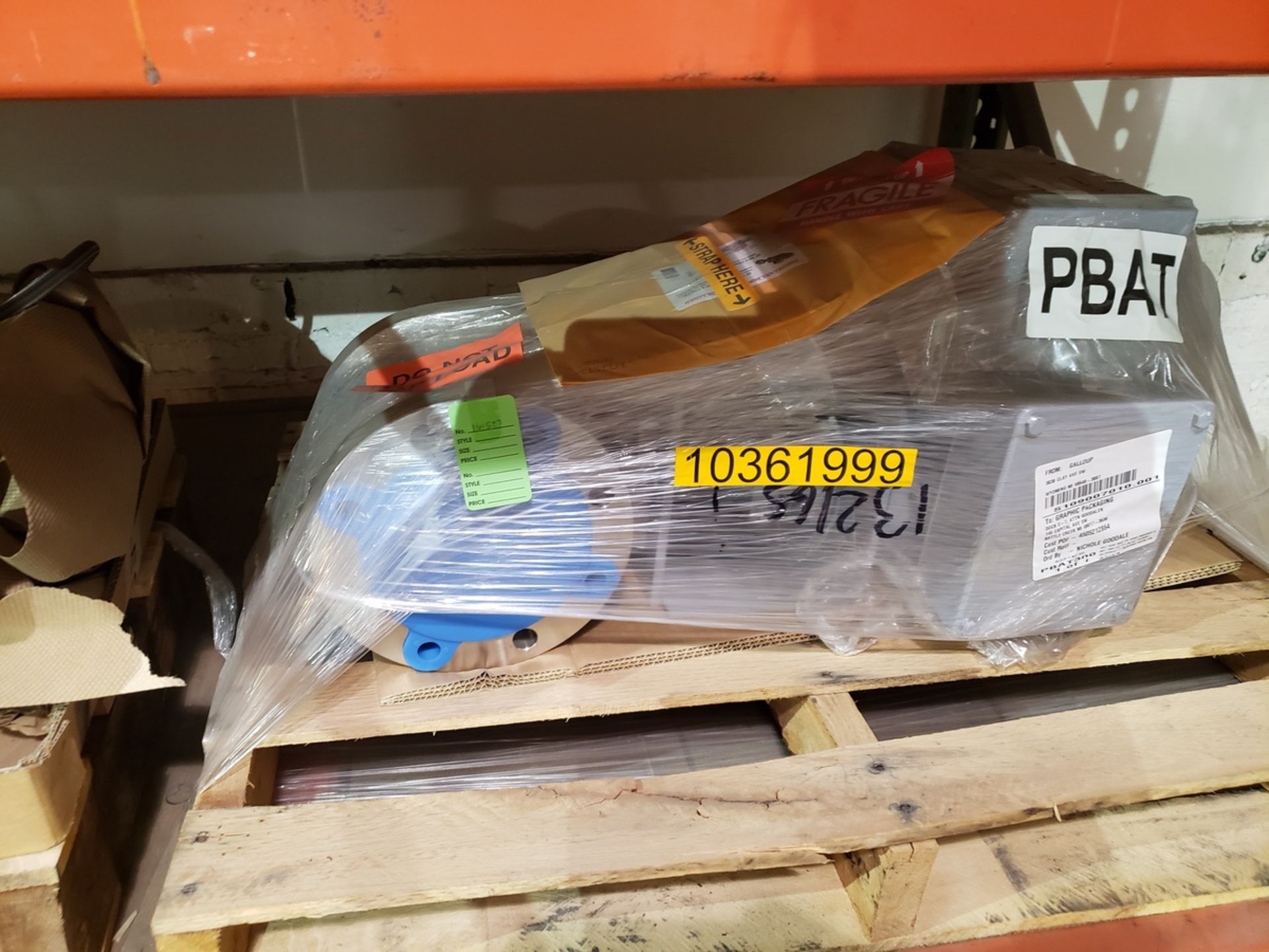 Contents of Pallet Rack Shelf, Spare Parts | Rig Fee $125 - Image 2 of 5