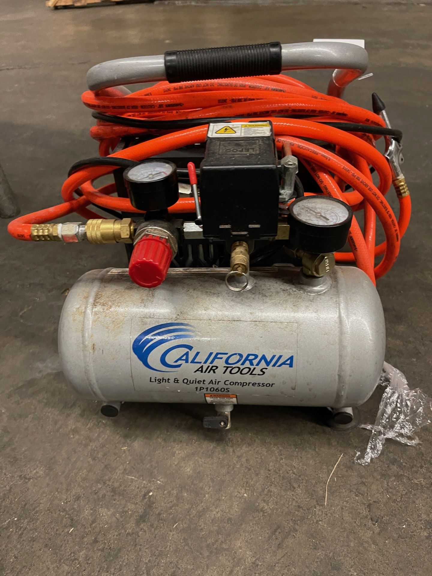 California Air Tools Portable Air Compressor, Model 1P1060S | Rig Fee $35