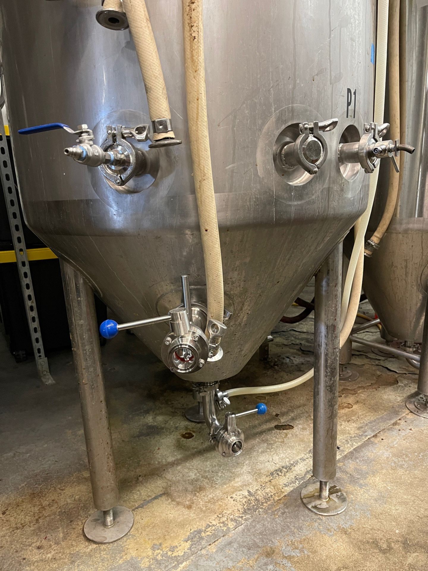 2012 Pacific Brewing 3 BBL Pilot System Fermentation Vessel, Cone Bottom, Glycol Ja | Rig Fee $250 - Image 3 of 4