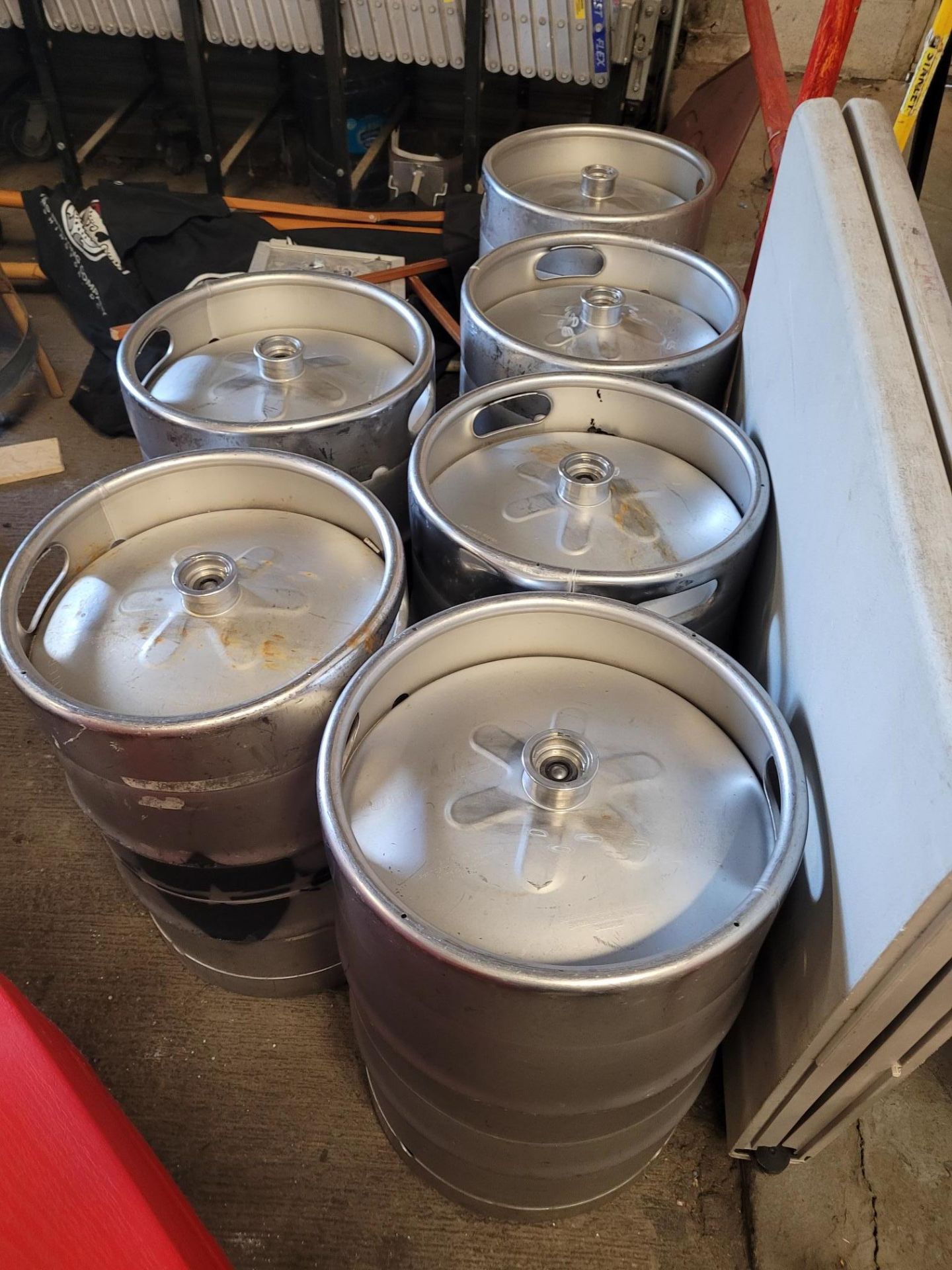 (14) Half Barrel Kegs (6) Require Seals | Rig Fee $75