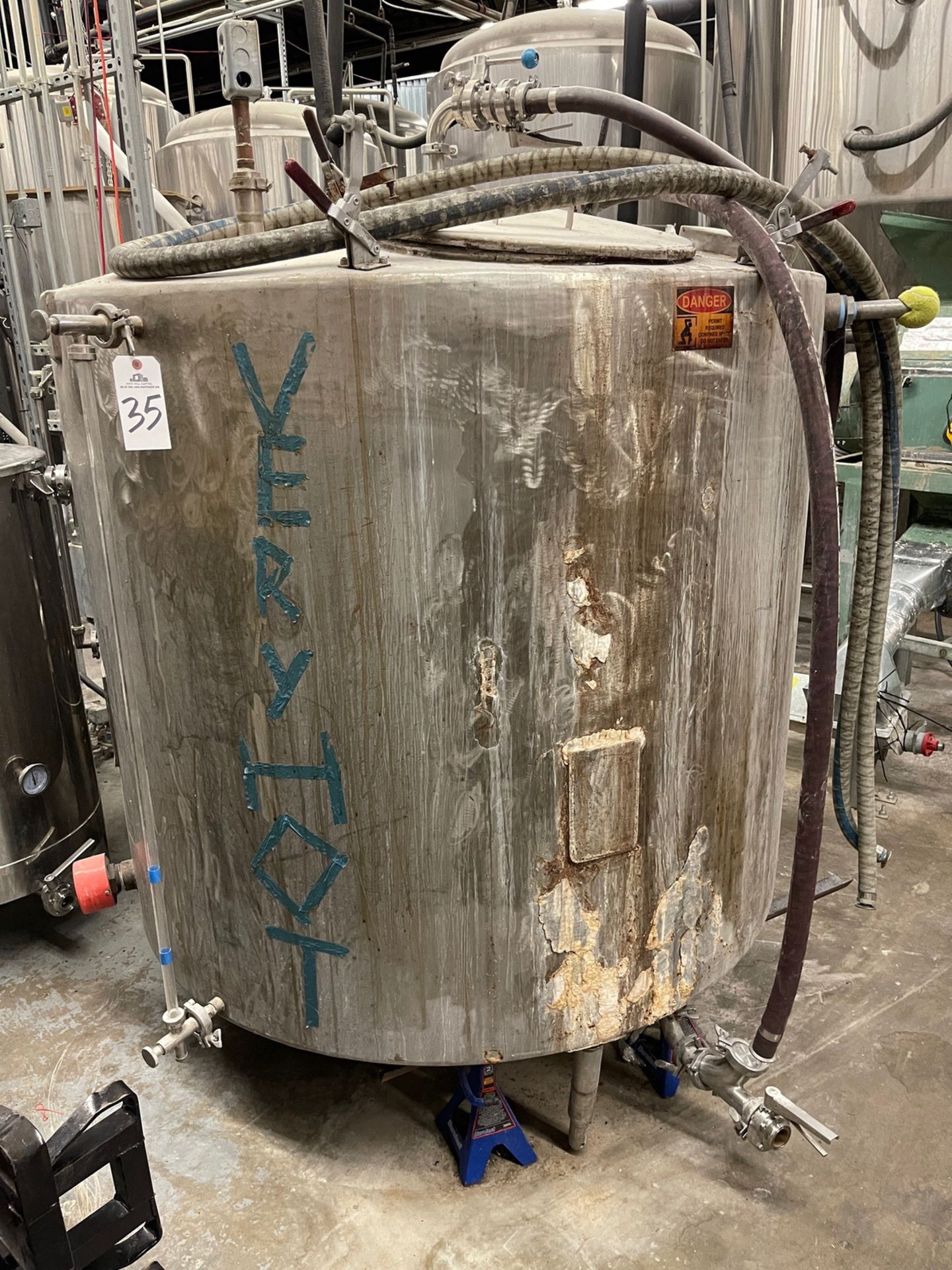 20 BBL Auxiliary Hot Liquor Tank | Rig Fee $1000